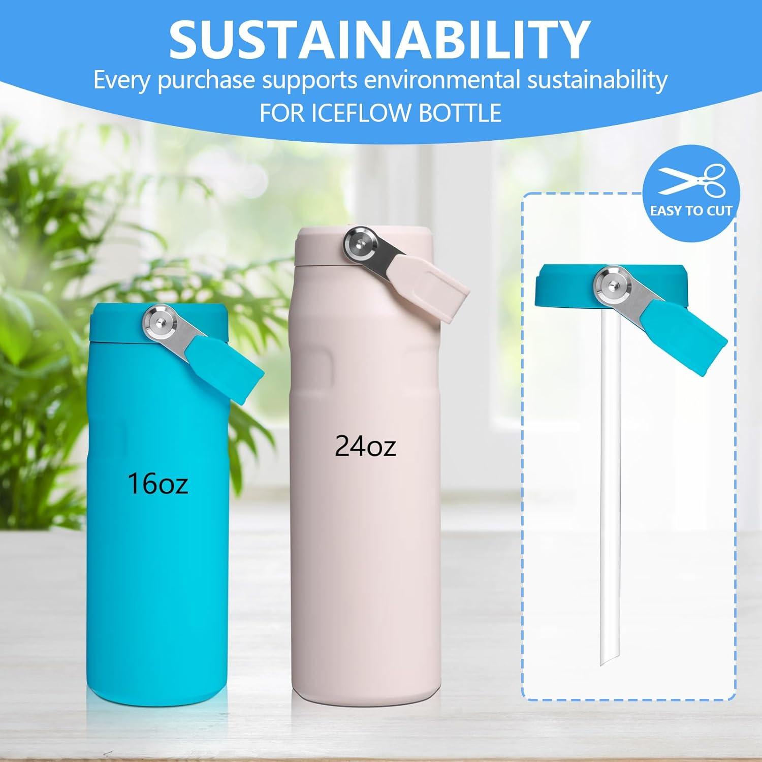 Juego de Pajitas Reutilizables Acuewuja para Stanley 14-64 oz