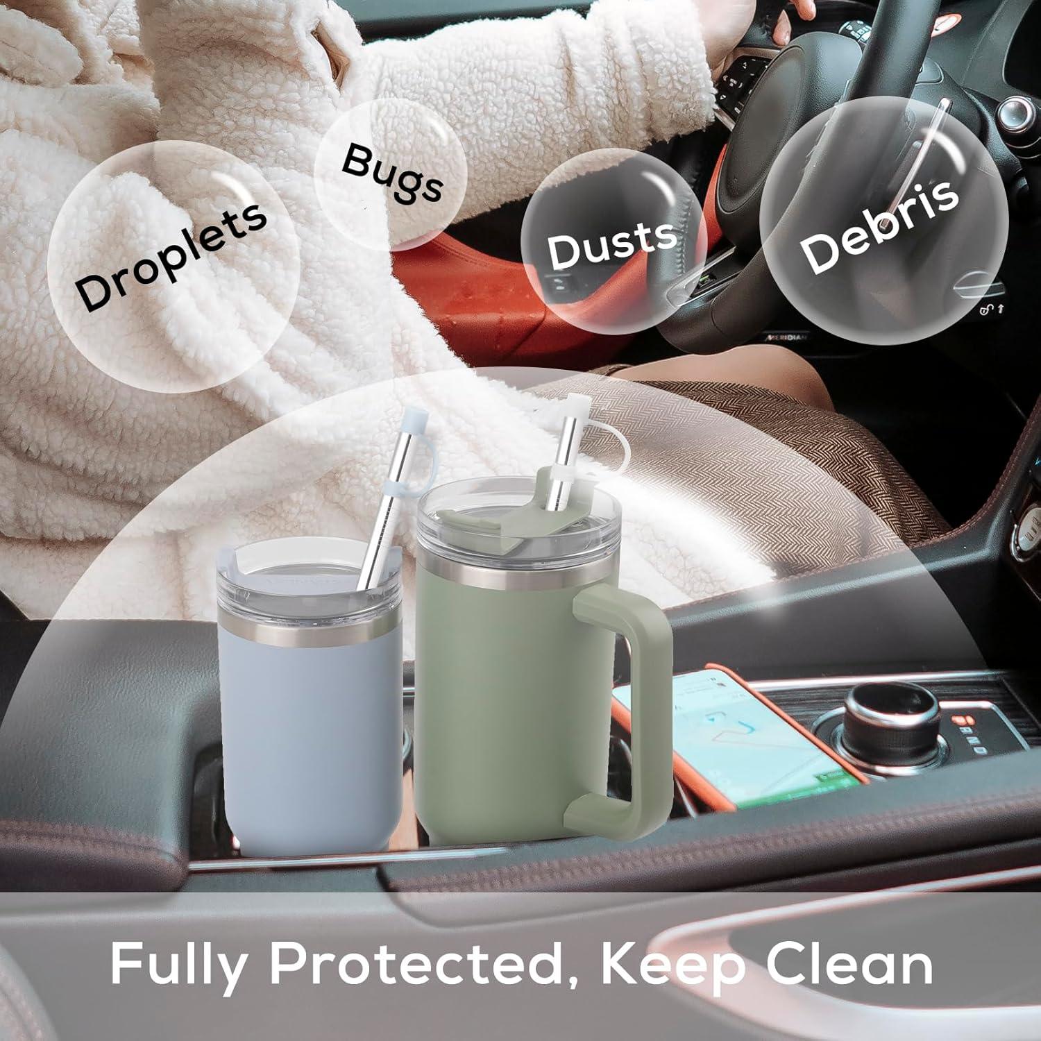 Pajillas de Acero Inoxidable Greant 30.48 cm para Taza Stanley