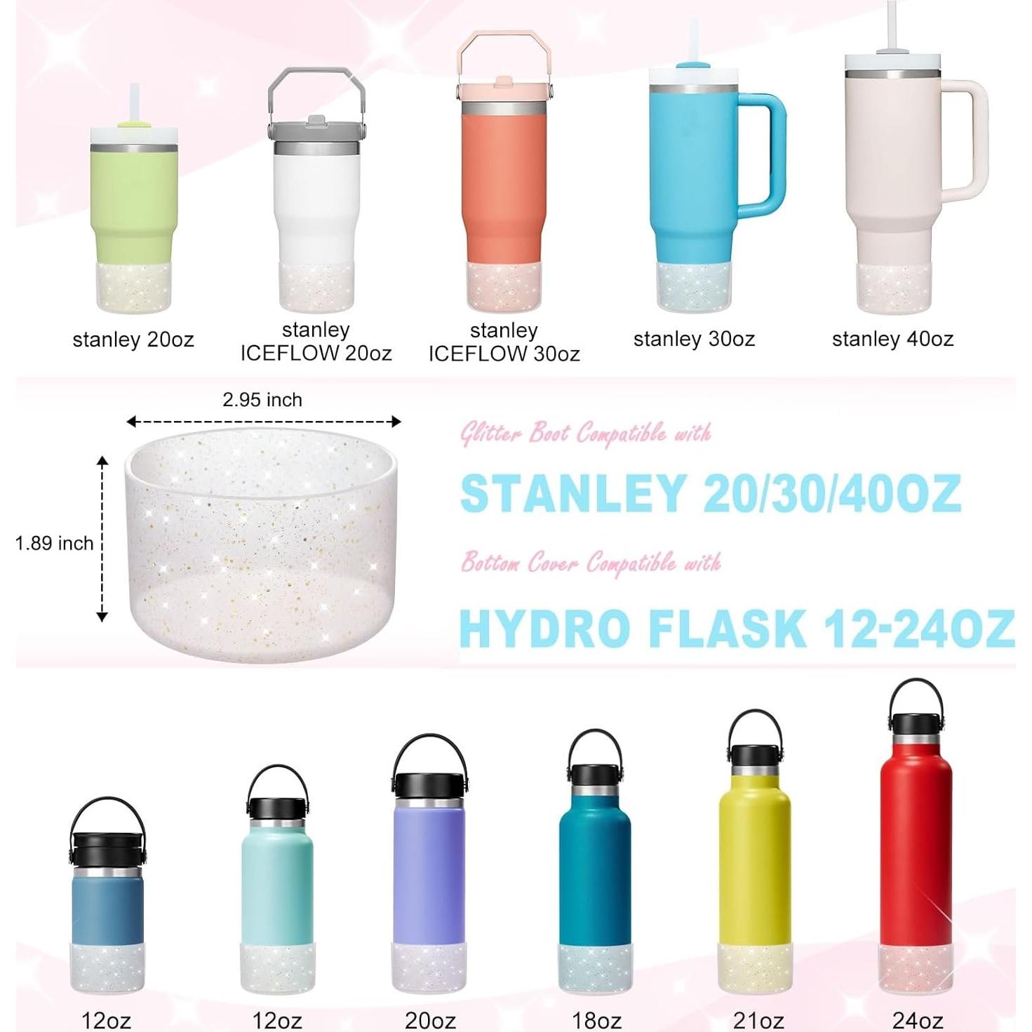 Bota de Silicona Onlymory para Copa Stanley 20 30 40 oz