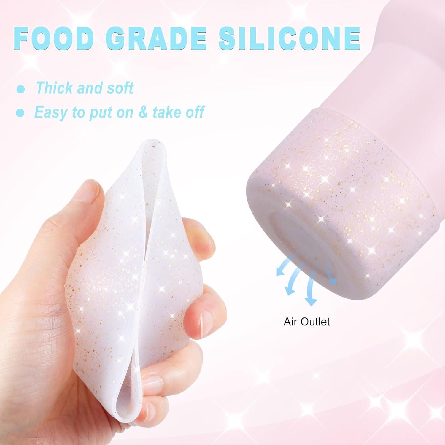 Bota de Silicona Onlymory para Copa Stanley 20 30 40 oz