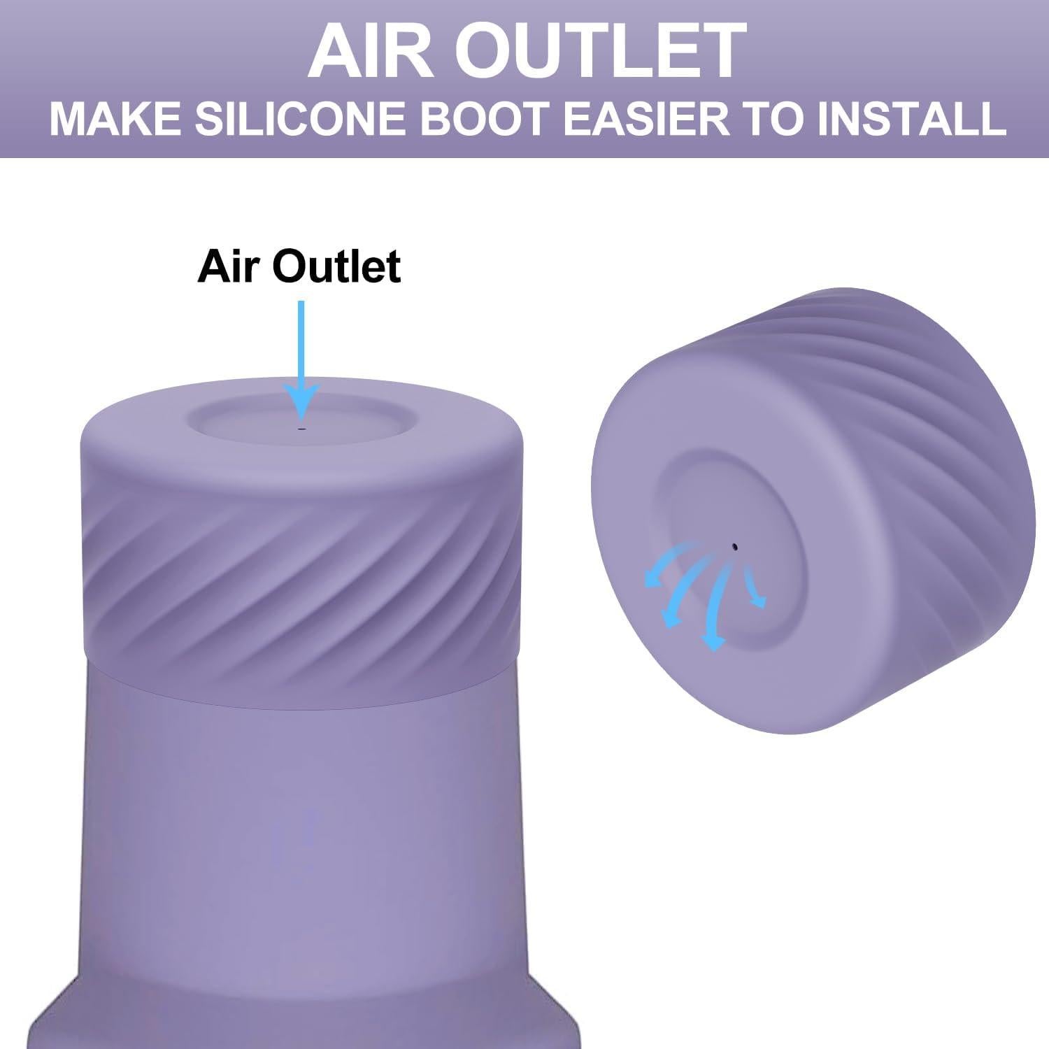 Botín de Silicona Antideslizante Affute para Botellas 12-40 oz