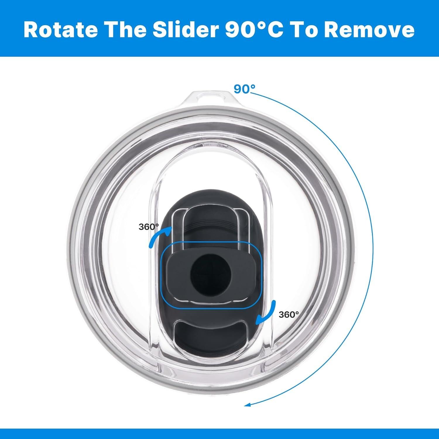 Tapa de Reemplazo Bluwing para Taza Stanley 40 oz - A prueba de polvo