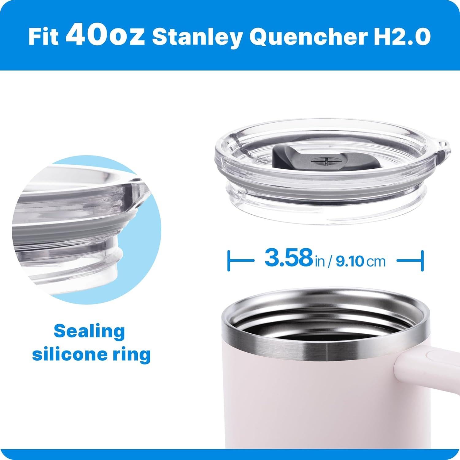 Tapa de Reemplazo Bluwing para Taza Stanley 40 oz - A prueba de polvo