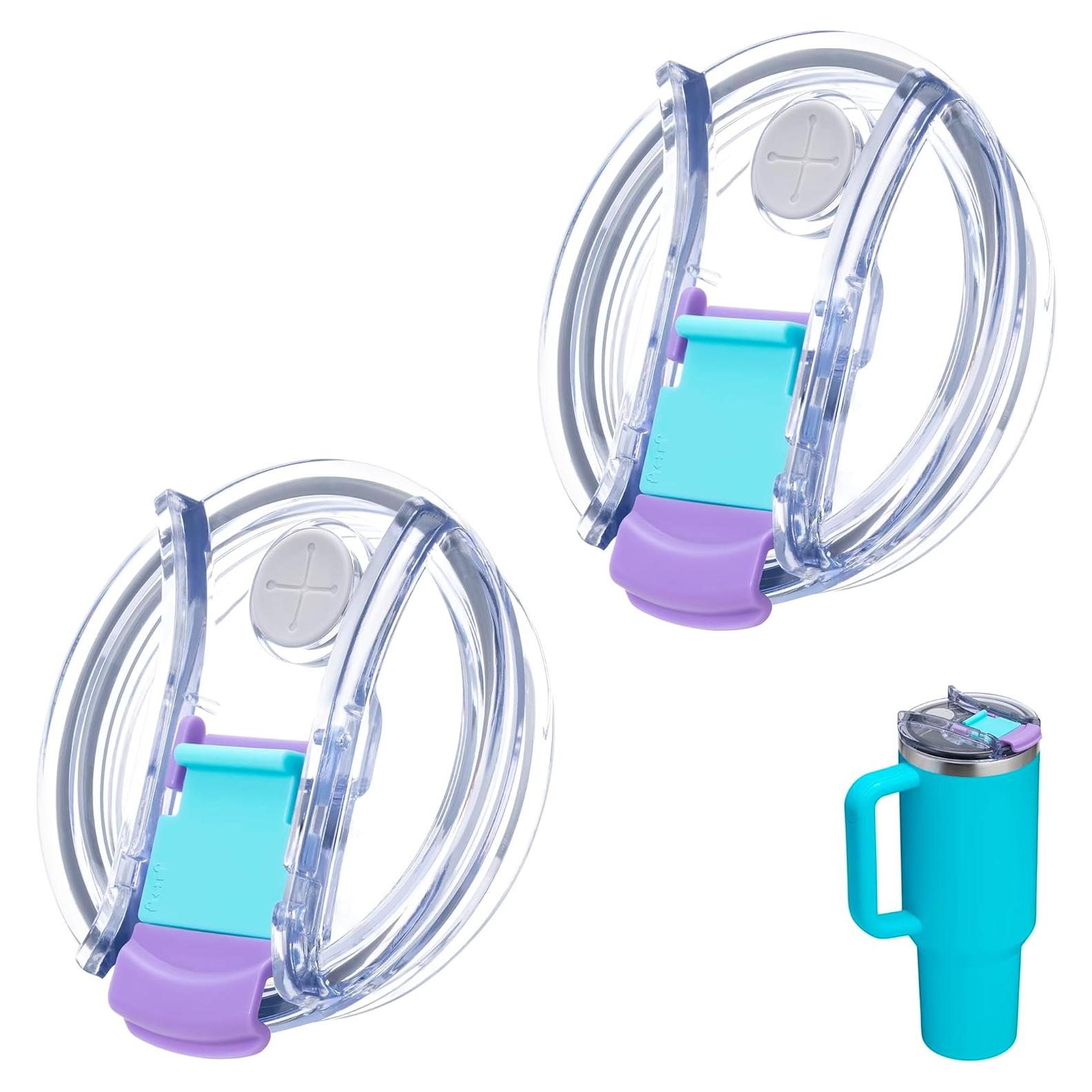 Tapa de Reemplazo Multicolor Soledea para Stanley 40 oz - 2 Piezas