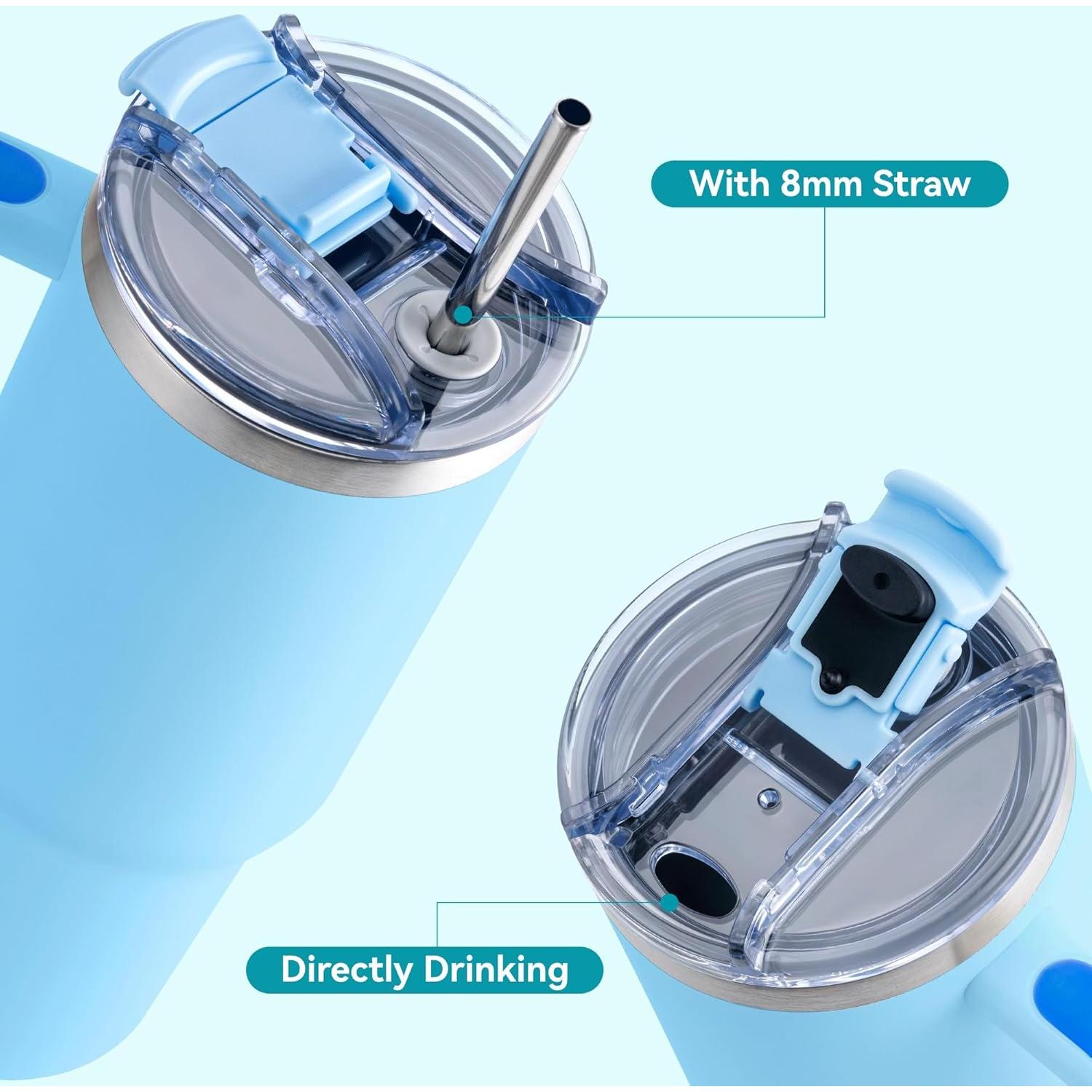 Tapa de Reemplazo Multicolor Soledea para Stanley 40 oz - 2 Piezas