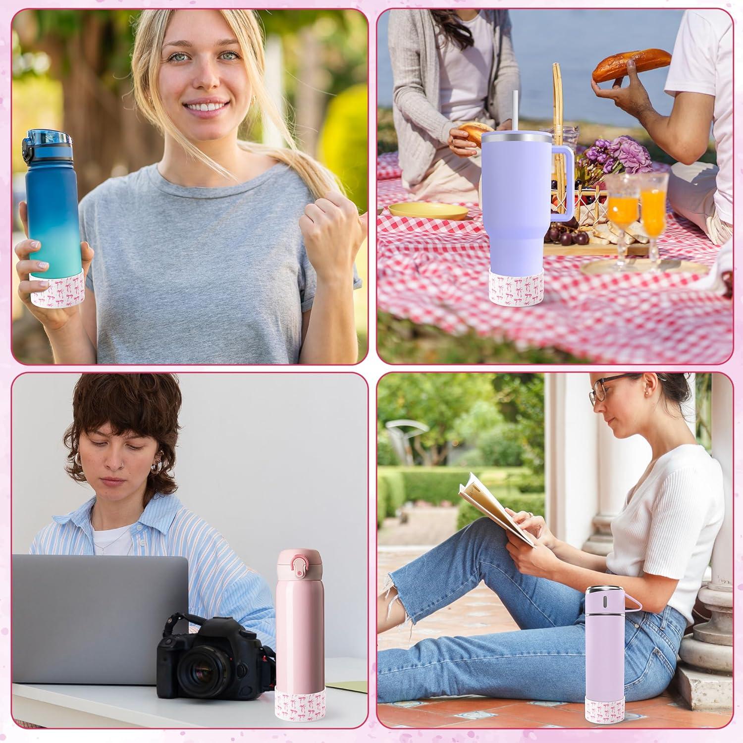 Bota de Silicona Antideslizante R HORSE Lazo Rosa 40 oz