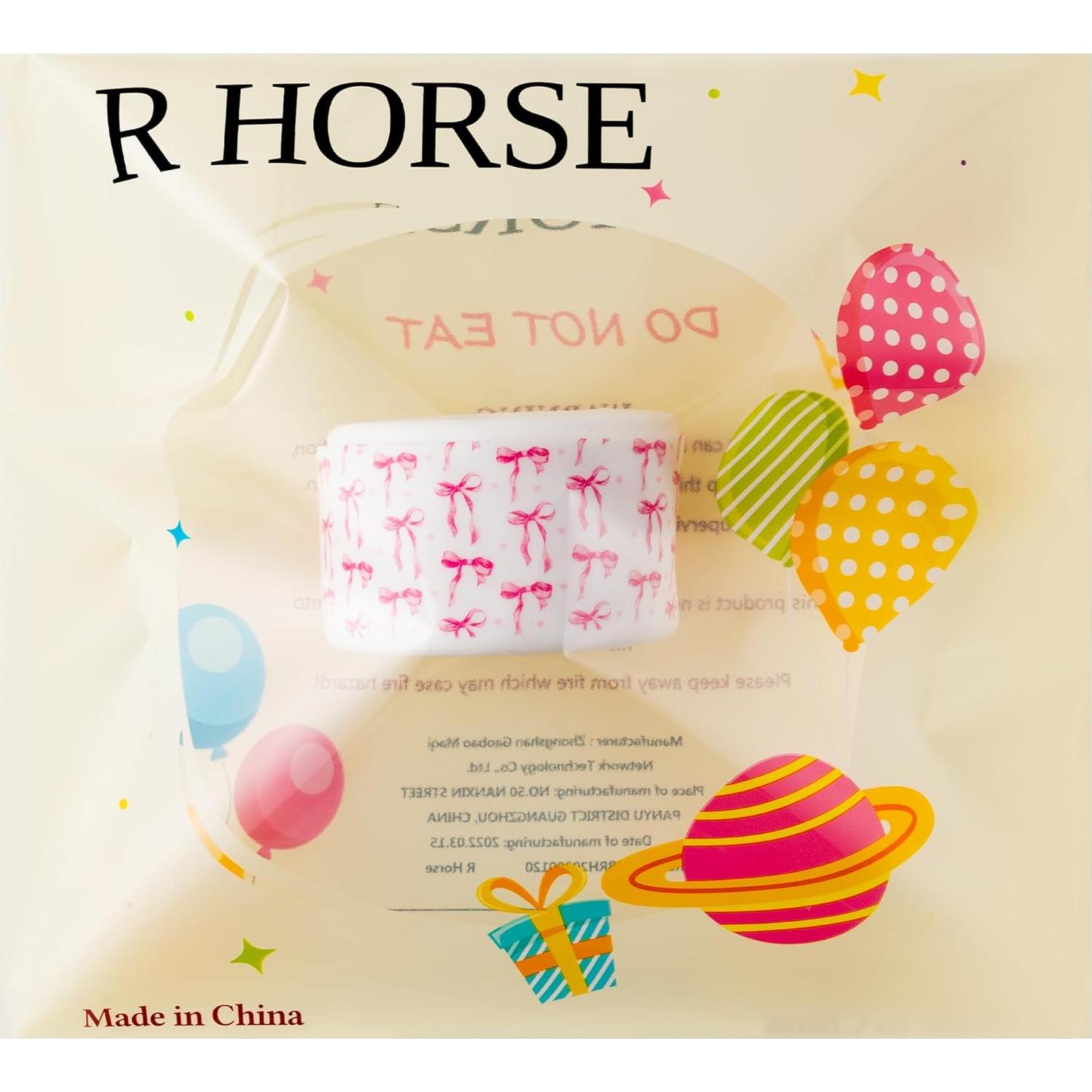 Bota de Silicona Antideslizante R HORSE Lazo Rosa 40 oz