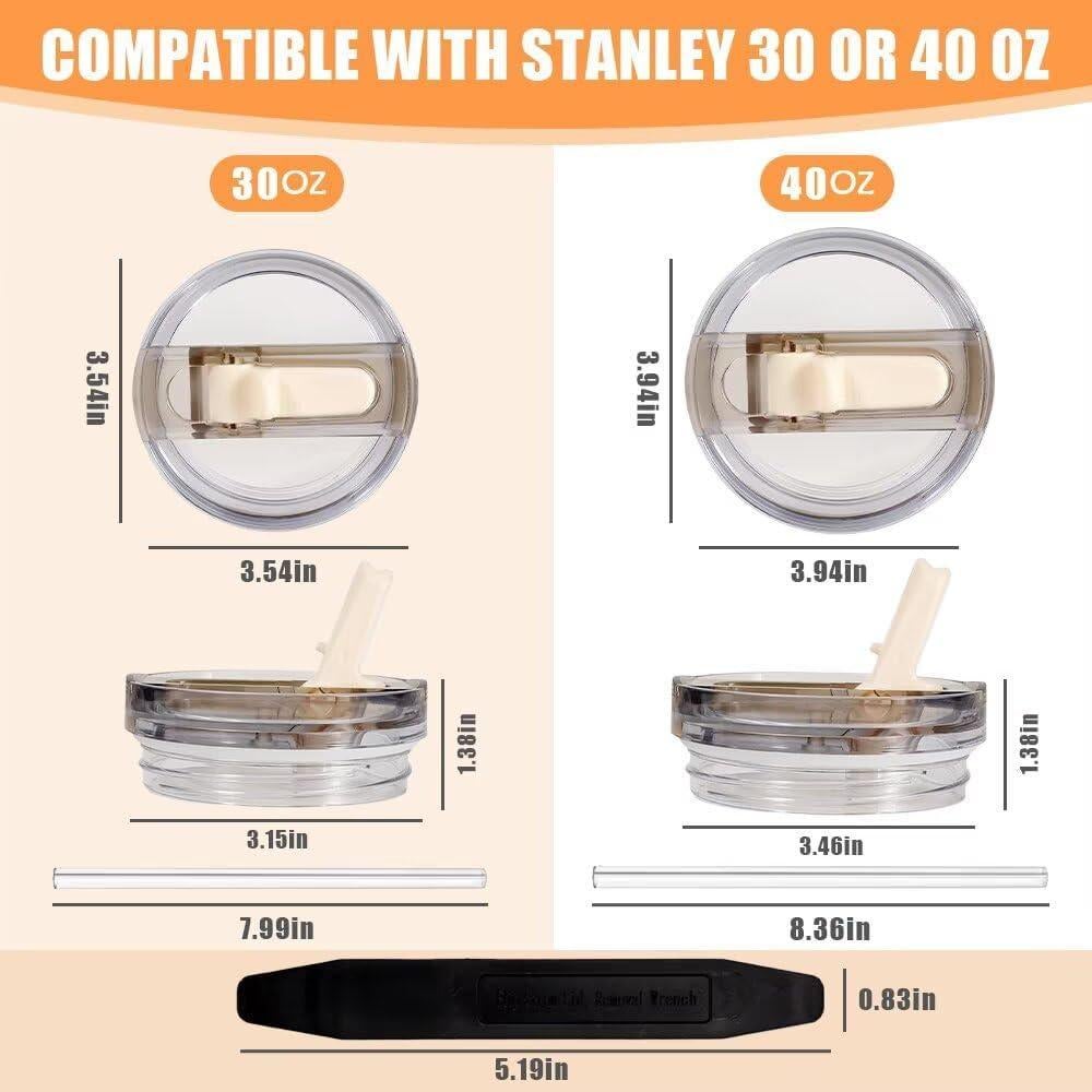 Paquete de 2 Tapas a Prueba de Fugas para Vaso 40 oz HWHIEUAIK