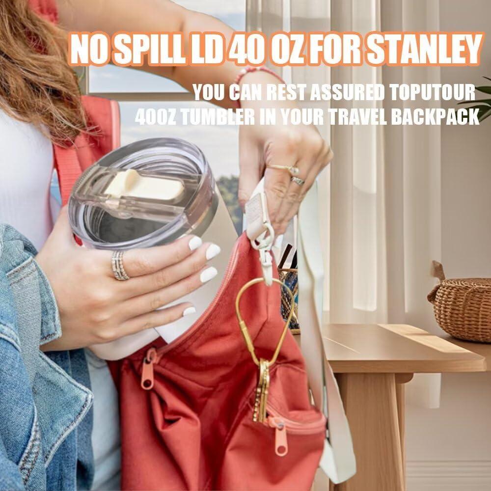 Paquete de 2 Tapas a Prueba de Fugas para Vaso 40 oz HWHIEUAIK