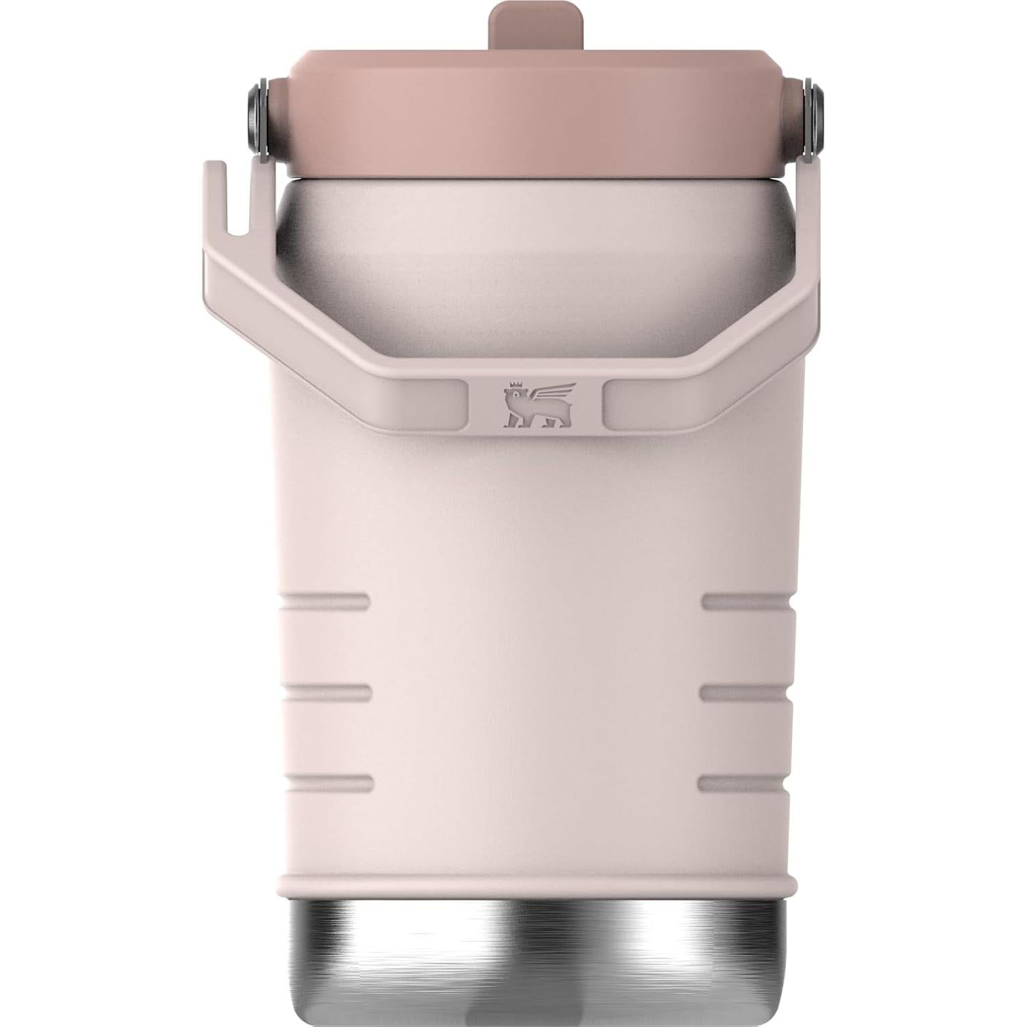 Jarra Stanley IceFlow 2.0 con Popote 1.18L Acero Inoxidable Cuarzo Rosa