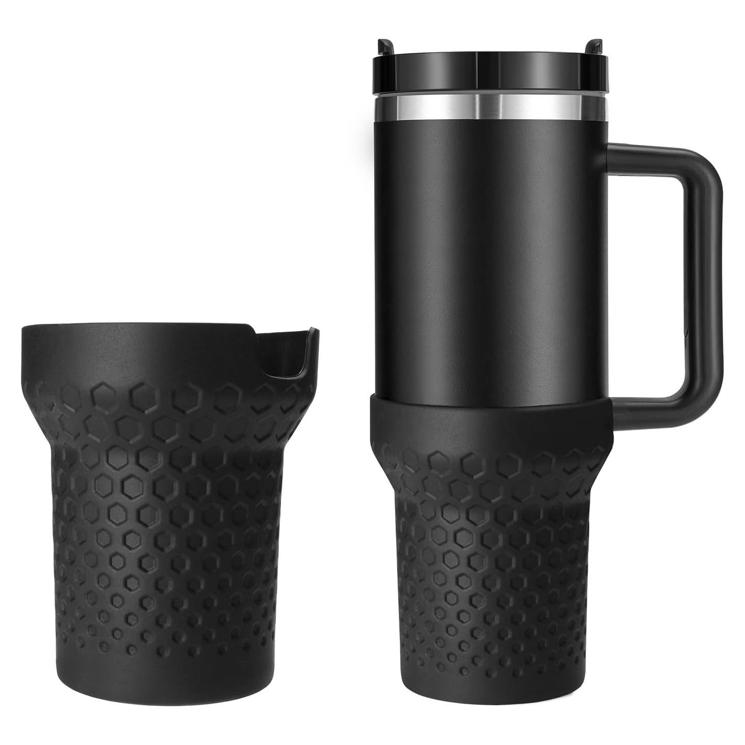 Botín de Silicona Thxbag para Stanley Cup 40 oz Negro