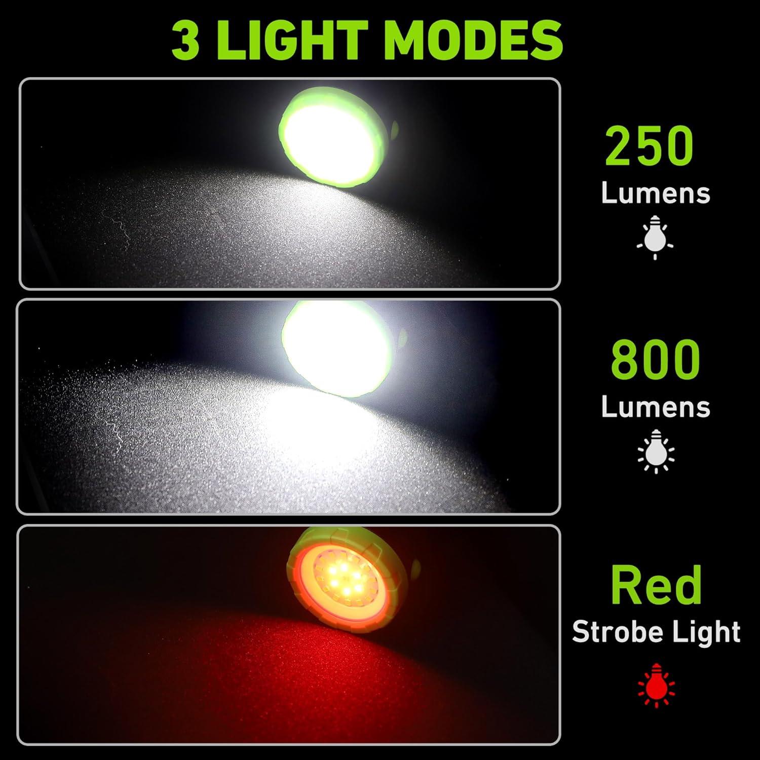 Juego de 2 luces LED recargables SEAMAGIC 360° ajustables
