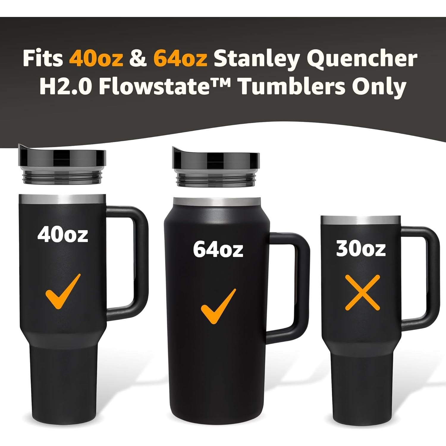 Tapa Deslizante Jmoe USA para Stanley Adventure Quencher 40oz/64oz