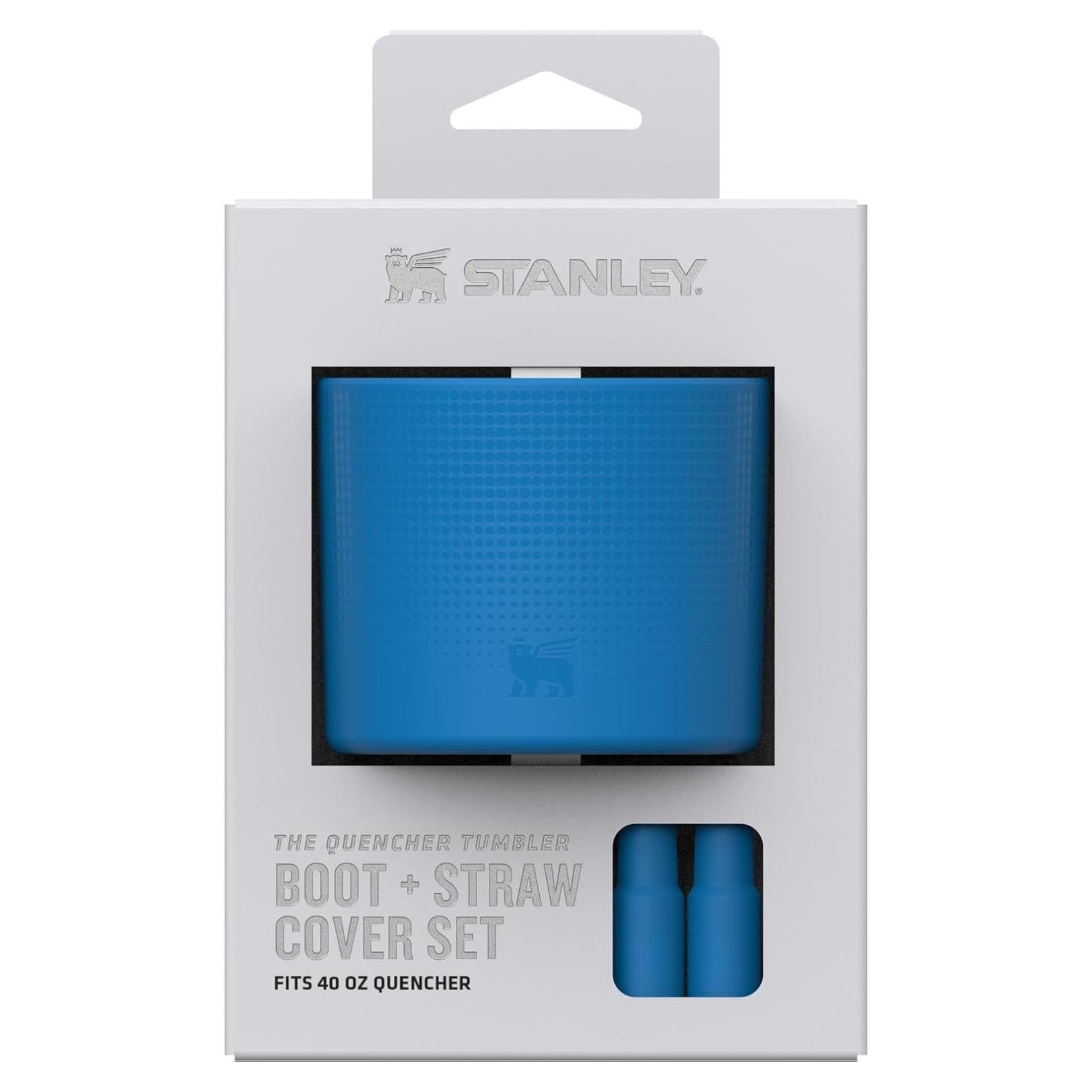 STANLEY Quencher 40 oz Botín y Tapa de Popote Azul