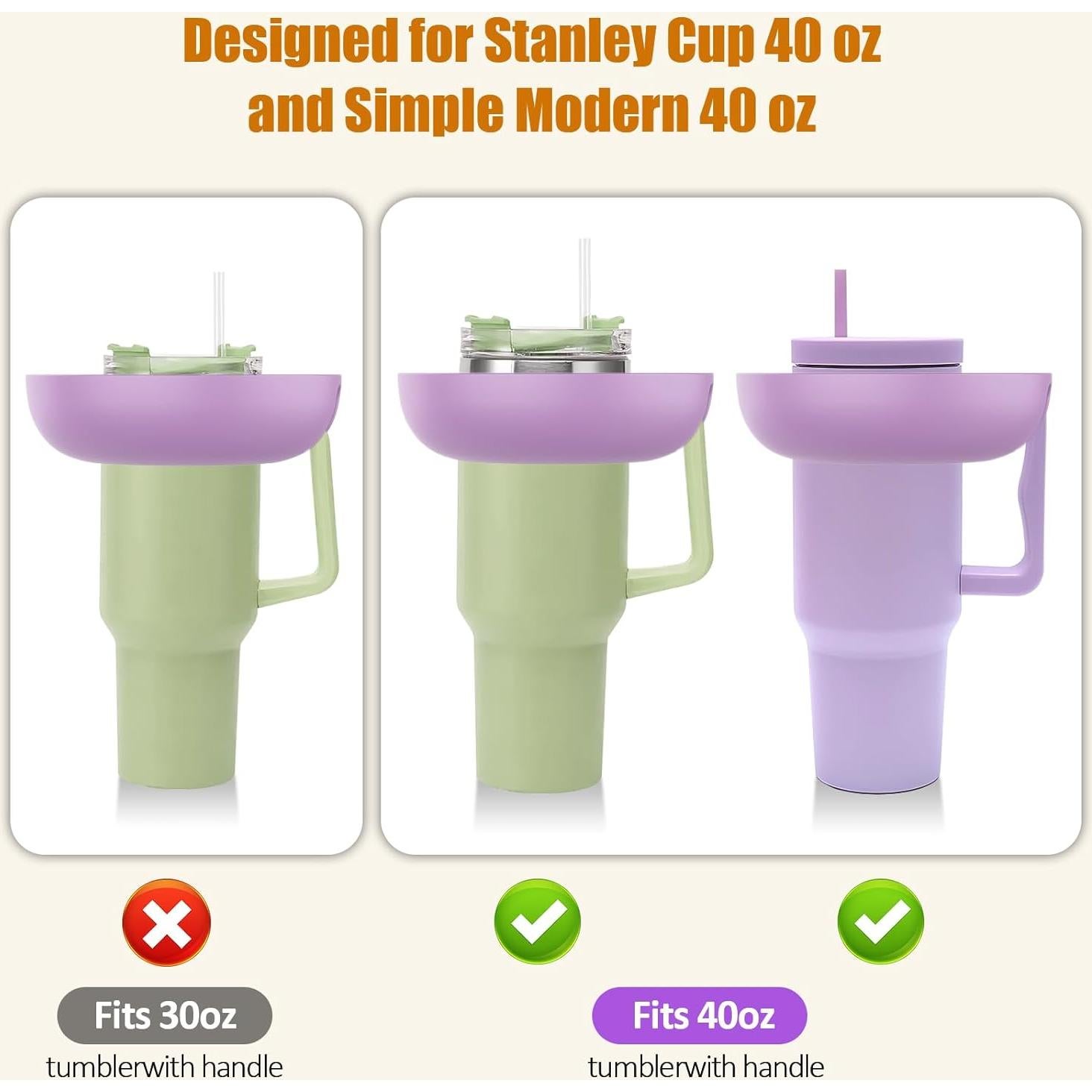Tazón de Aperitivos Insefocc 40 oz para Taza Stanley