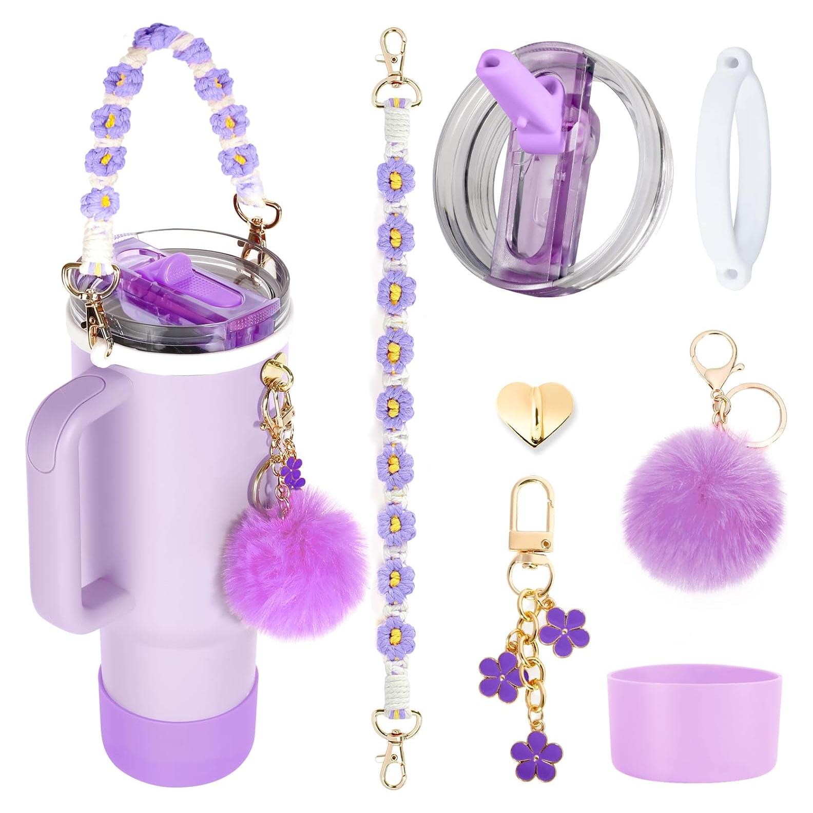 Set de Accesorios para Taza Stanley 40oz ANTAND Púrpura