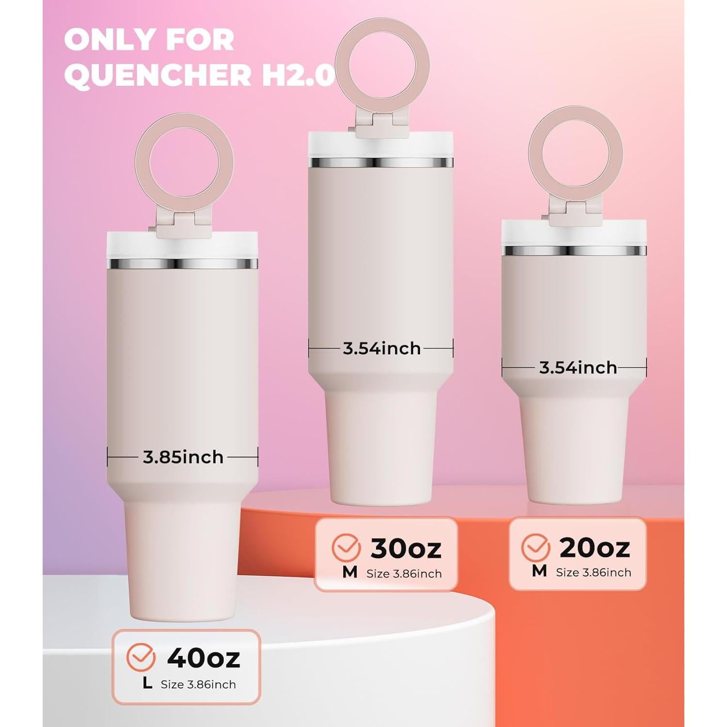 Soporte Magnético Litaget para Taza Stanley 40oz Cuarzo Rosa