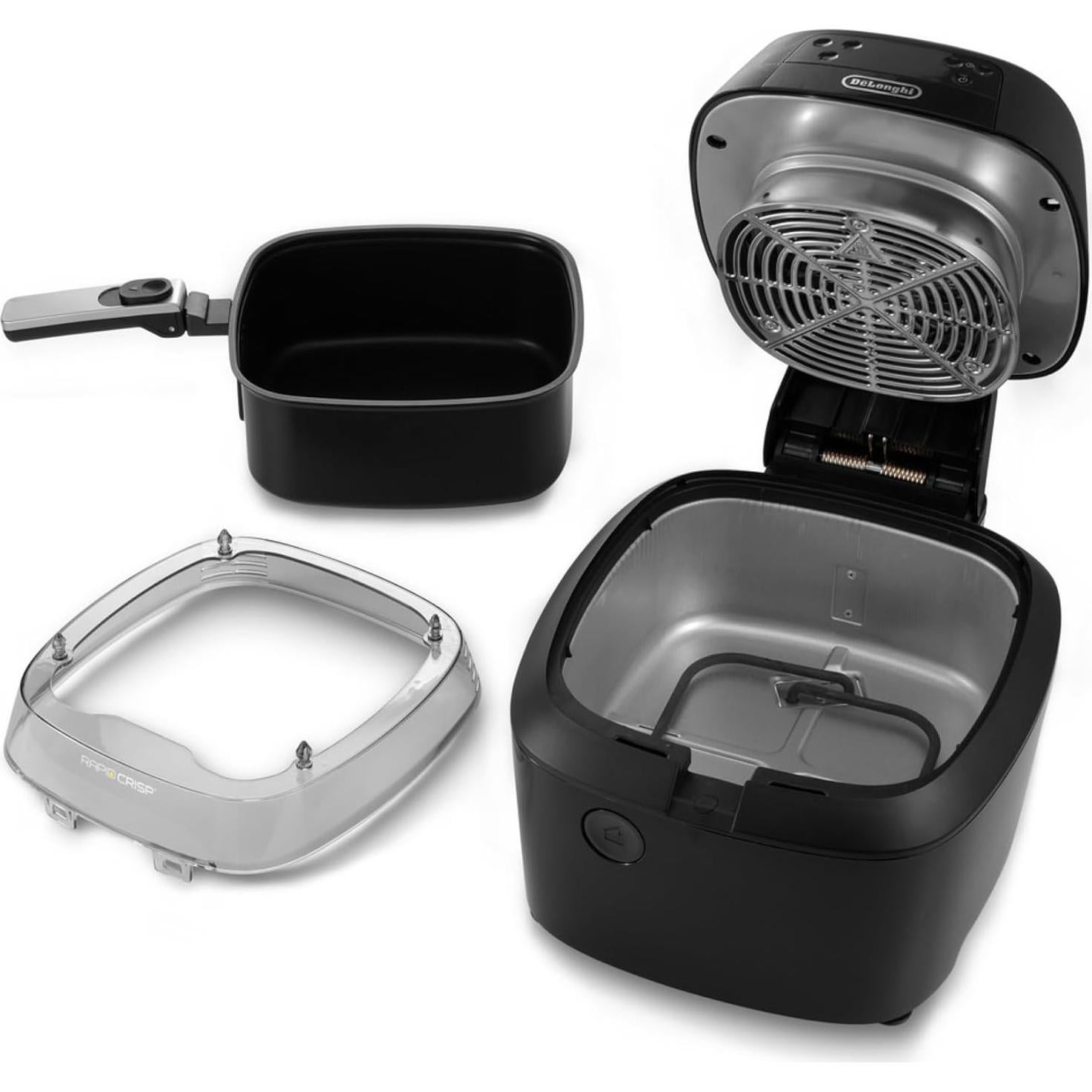 Freidora de Aire De'Longhi Rapid Crisp 4.73L 1700W Negra