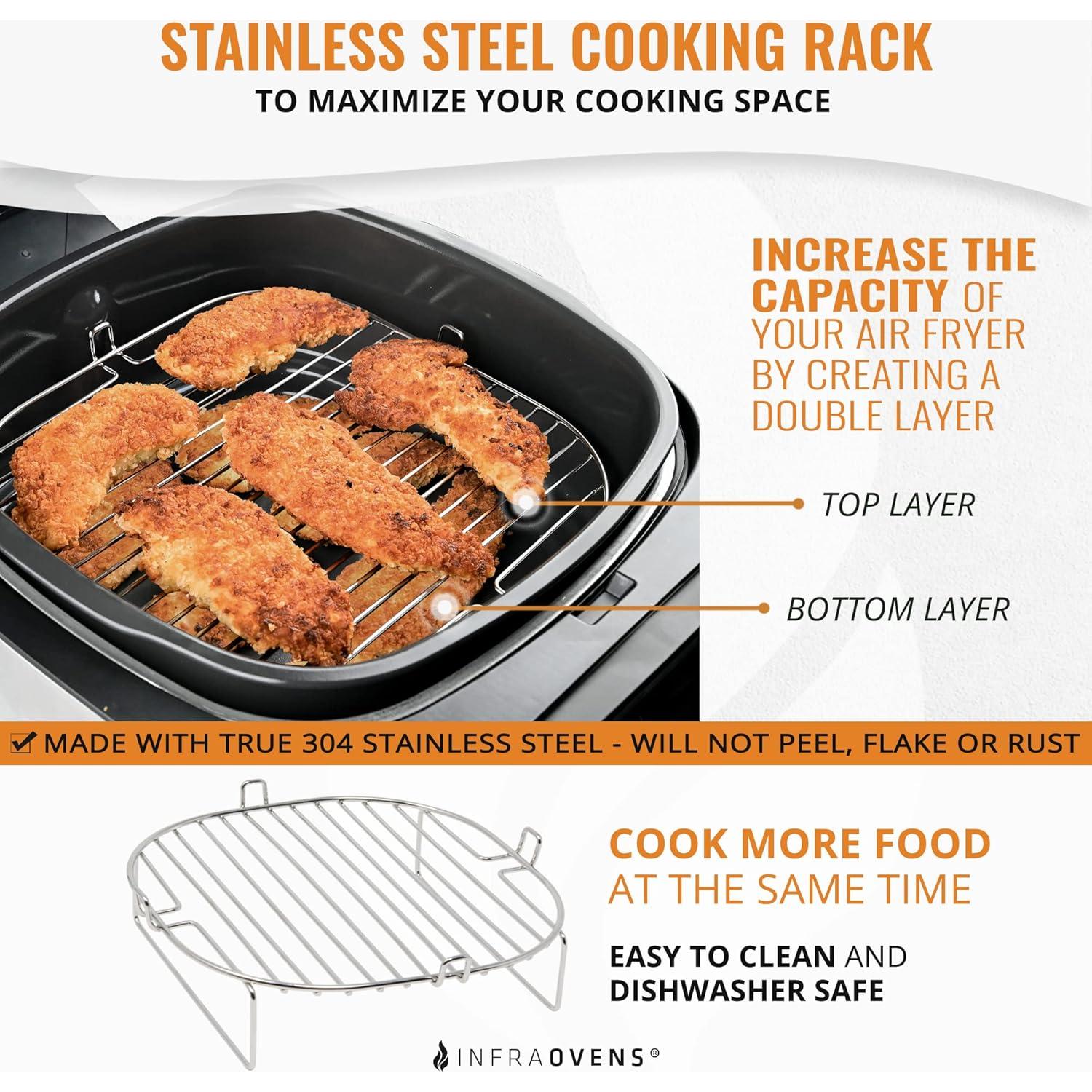 Juego de Accesorios para Freidora de Aire INFRAOVENS Grande