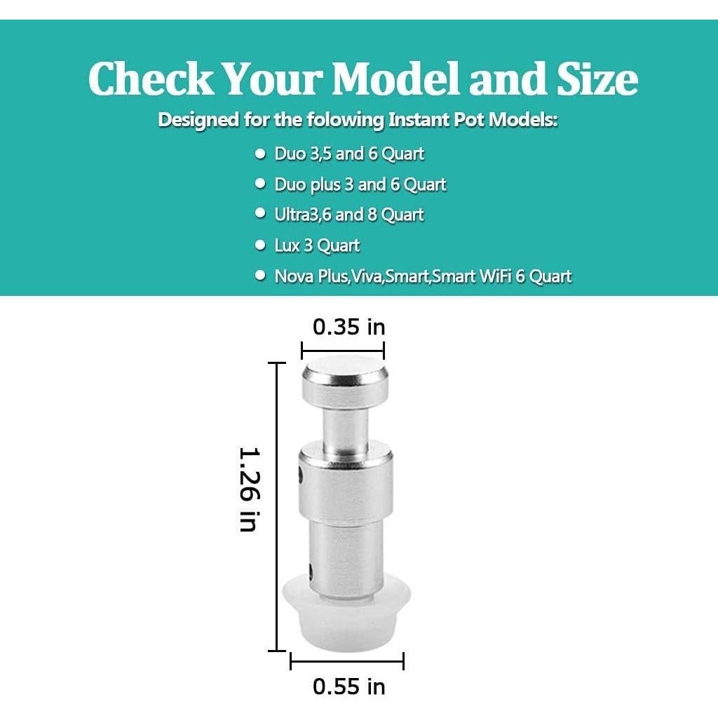 Válvula de Liberación de Vapor ZYLONE para Instant Pot Duo 3-6 Qt
