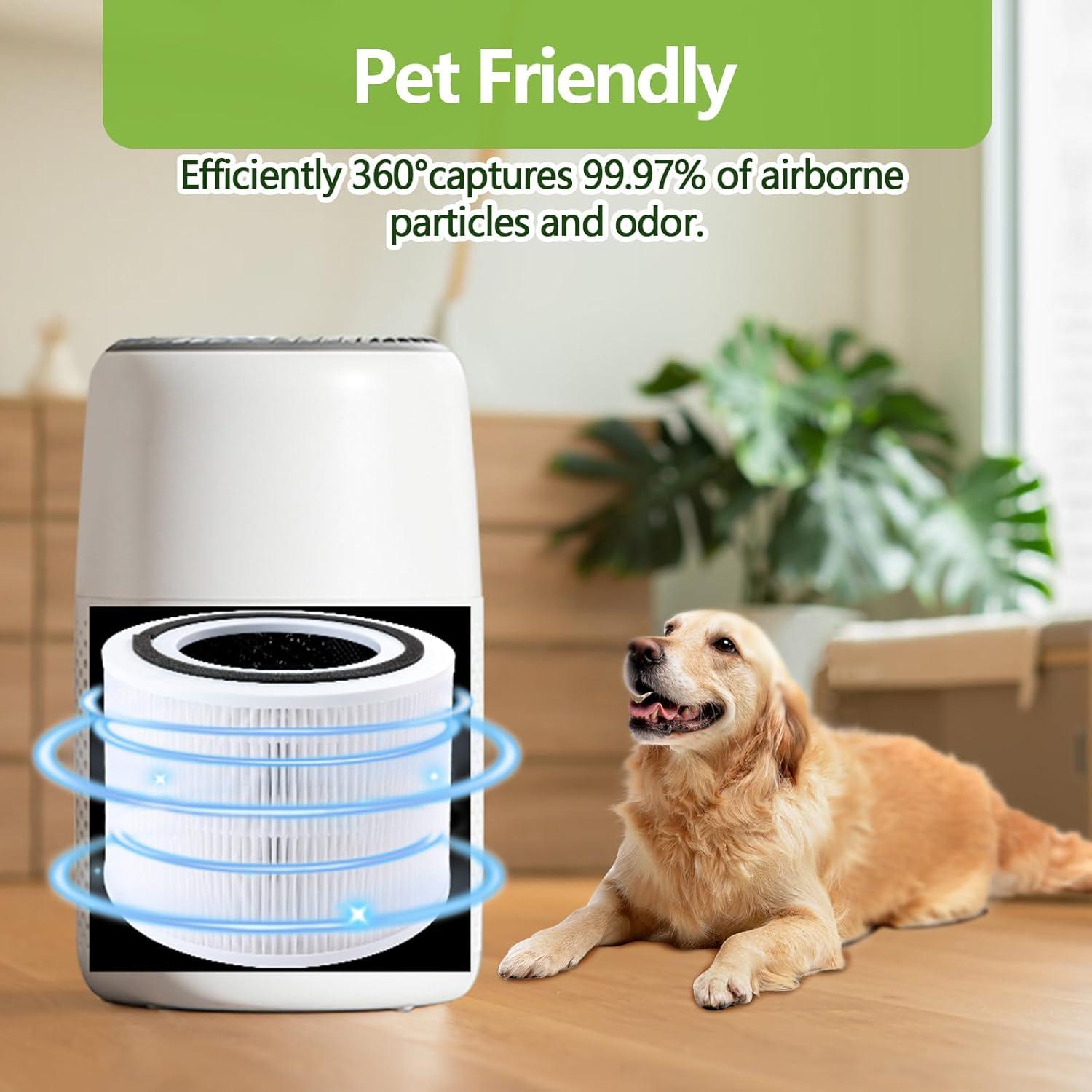 Filtro de Reemplazo HEPA 3-en-1 LEVOIT Core 300 - Blanco