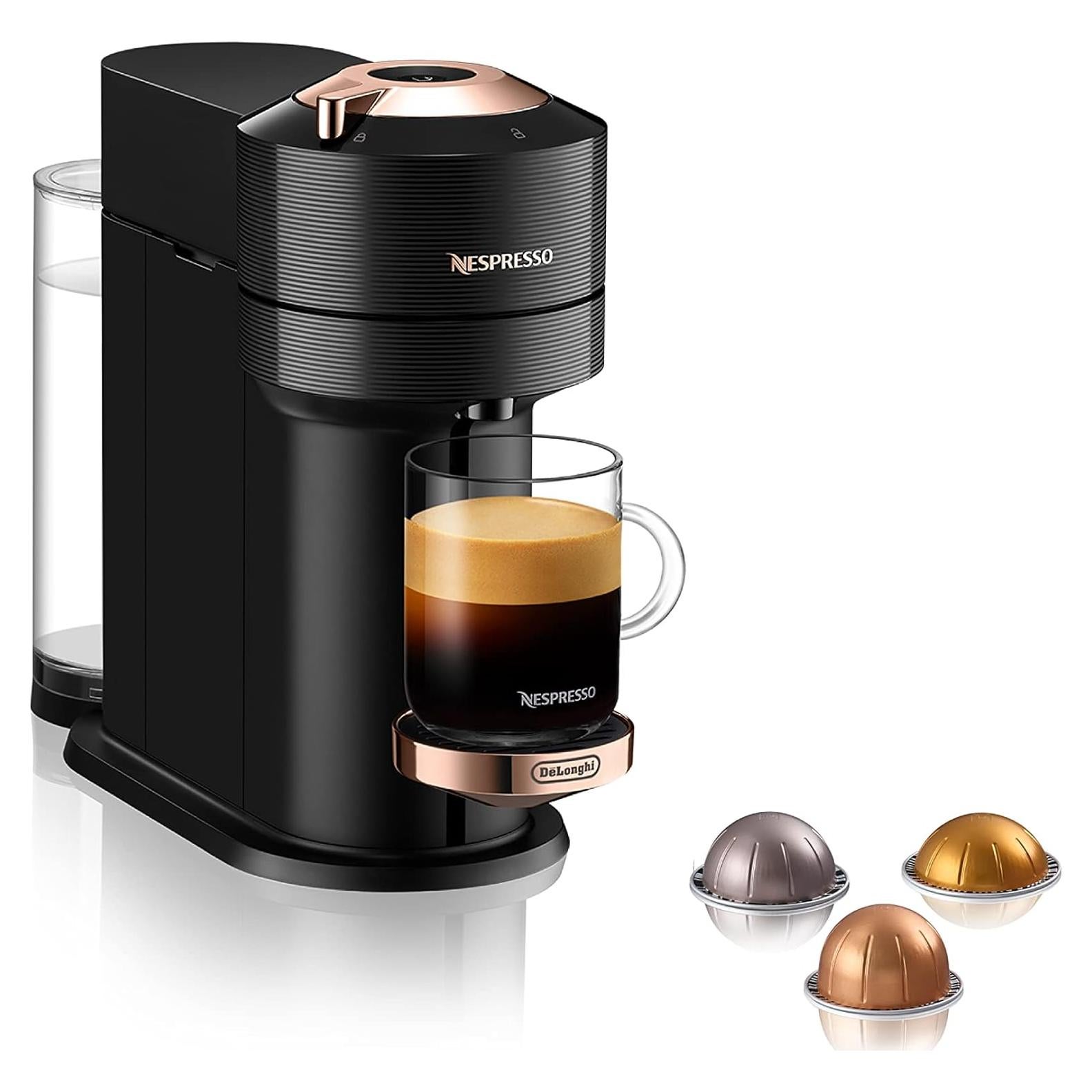 Máquina de Café Nespresso Vertuo Next De'Longhi Oro Rosa
