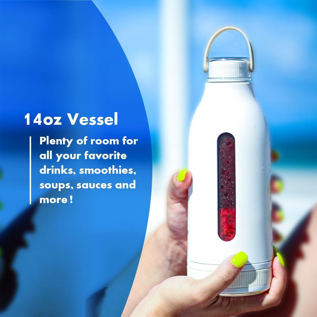 Mezclador Portátil Aquassential HydraBlend 14oz Recargable USB-C