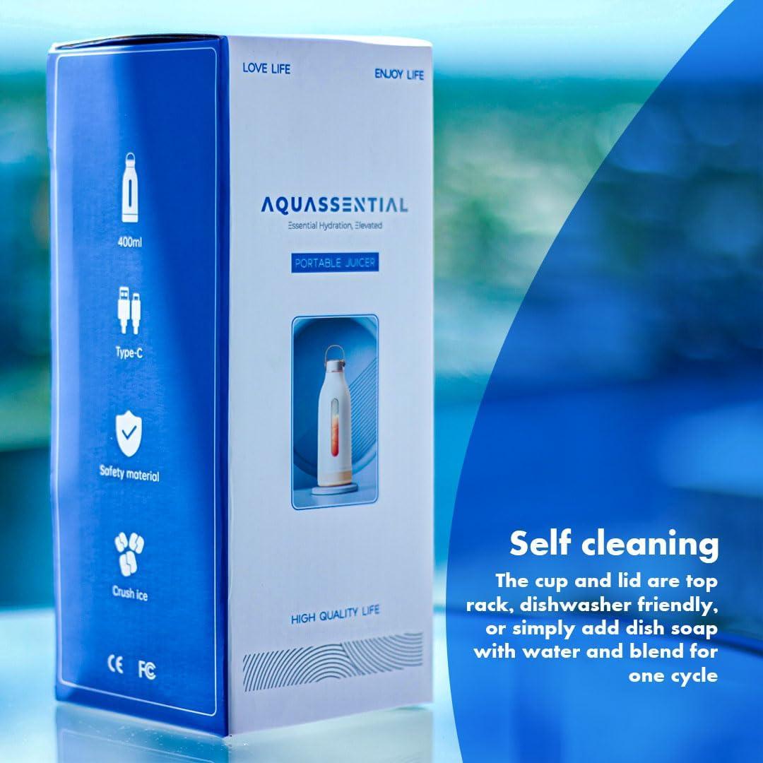 Mezclador Portátil Aquassential HydraBlend 14oz Recargable USB-C