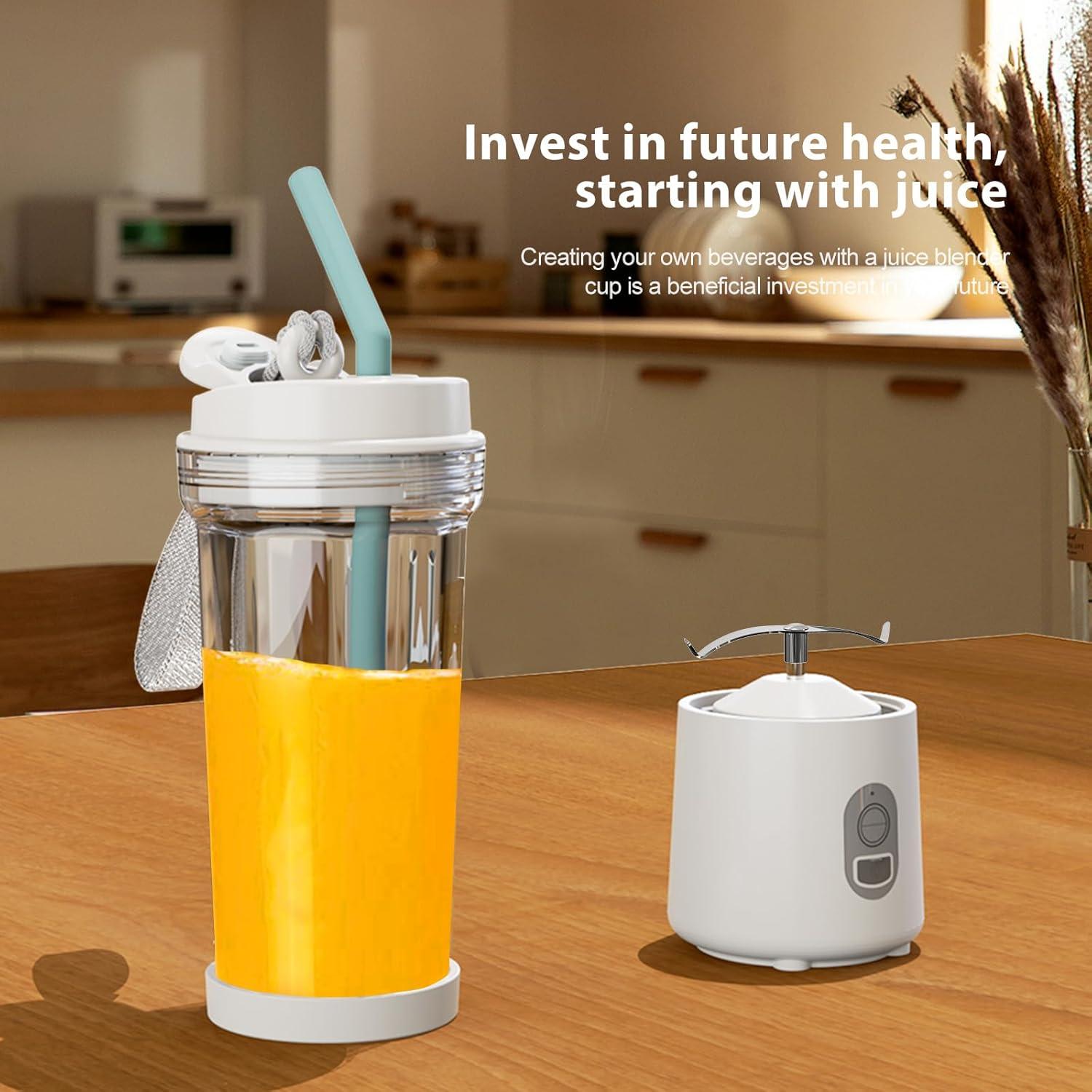 Licuadora Portátil Genérico 500 ml, Apagado Automático, 18,000 rpm