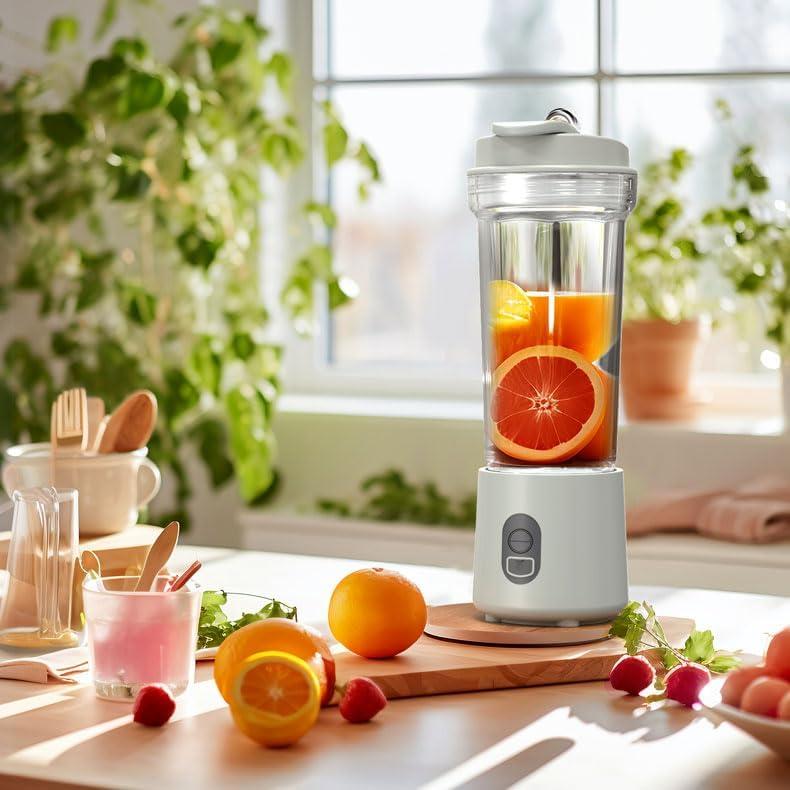 Licuadora Portátil Genérico 500 ml, Apagado Automático, 18,000 rpm