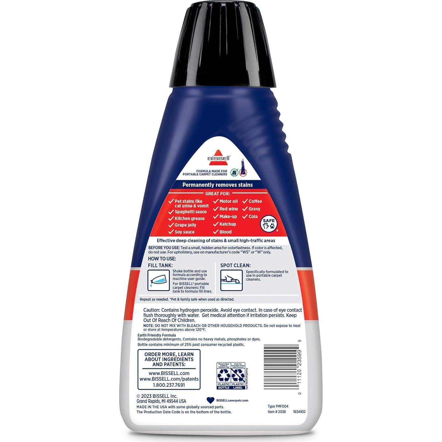 Fórmula Limpiadora Portátil BISSELL Pro Oxy 32 oz