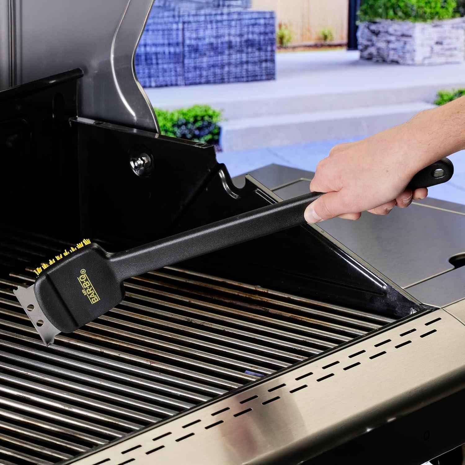 Cepillo de Parrilla Deluxe Mr. Bar-B-Q 45.72 cm Nylon