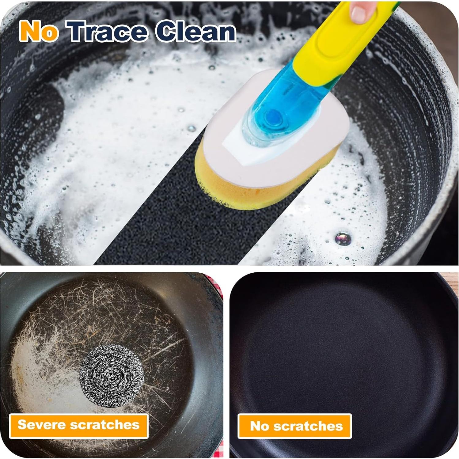 6 Cabezas de Repuesto para Dish Daddy Runhike - Esponjas No Rayantes