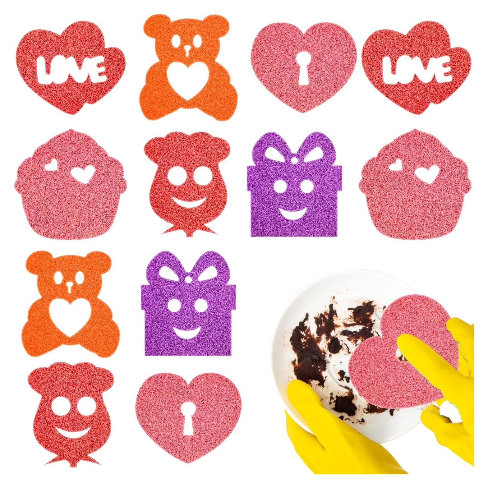 Paquete de 12 Esponjas de Halloween TBKETR para Limpieza