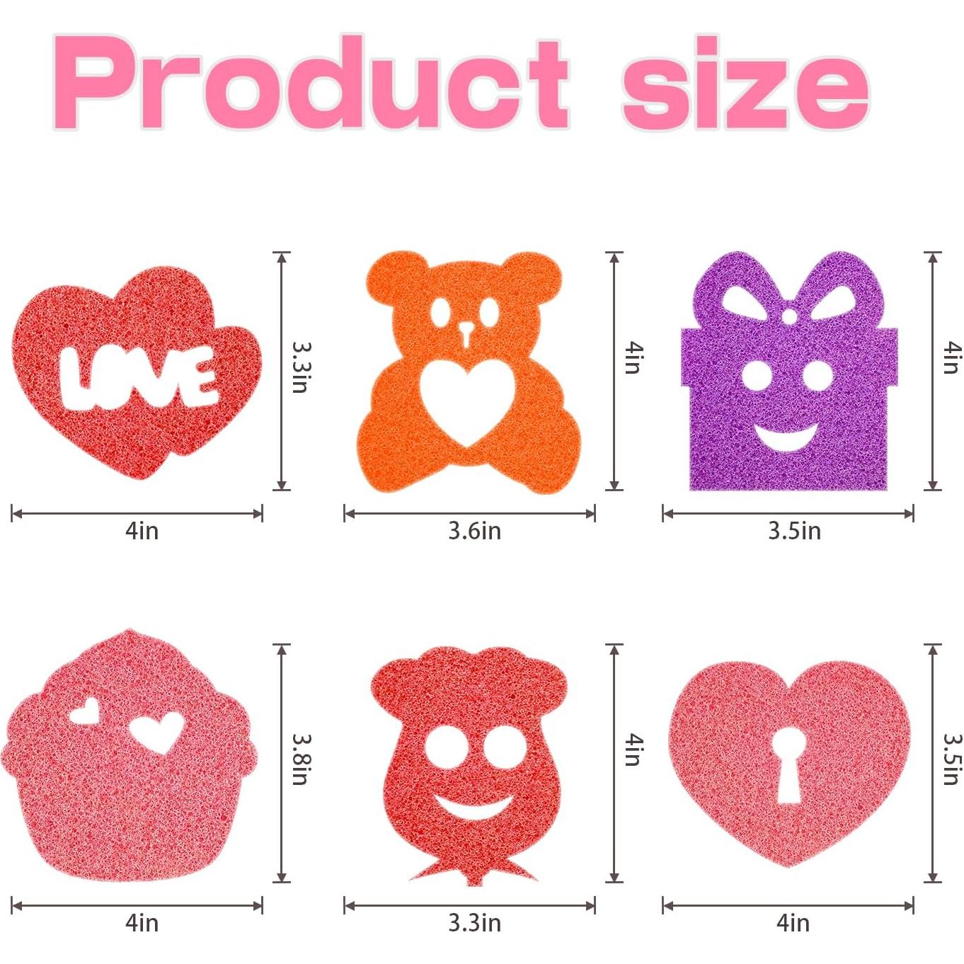 Paquete de 12 Esponjas de Halloween TBKETR para Limpieza