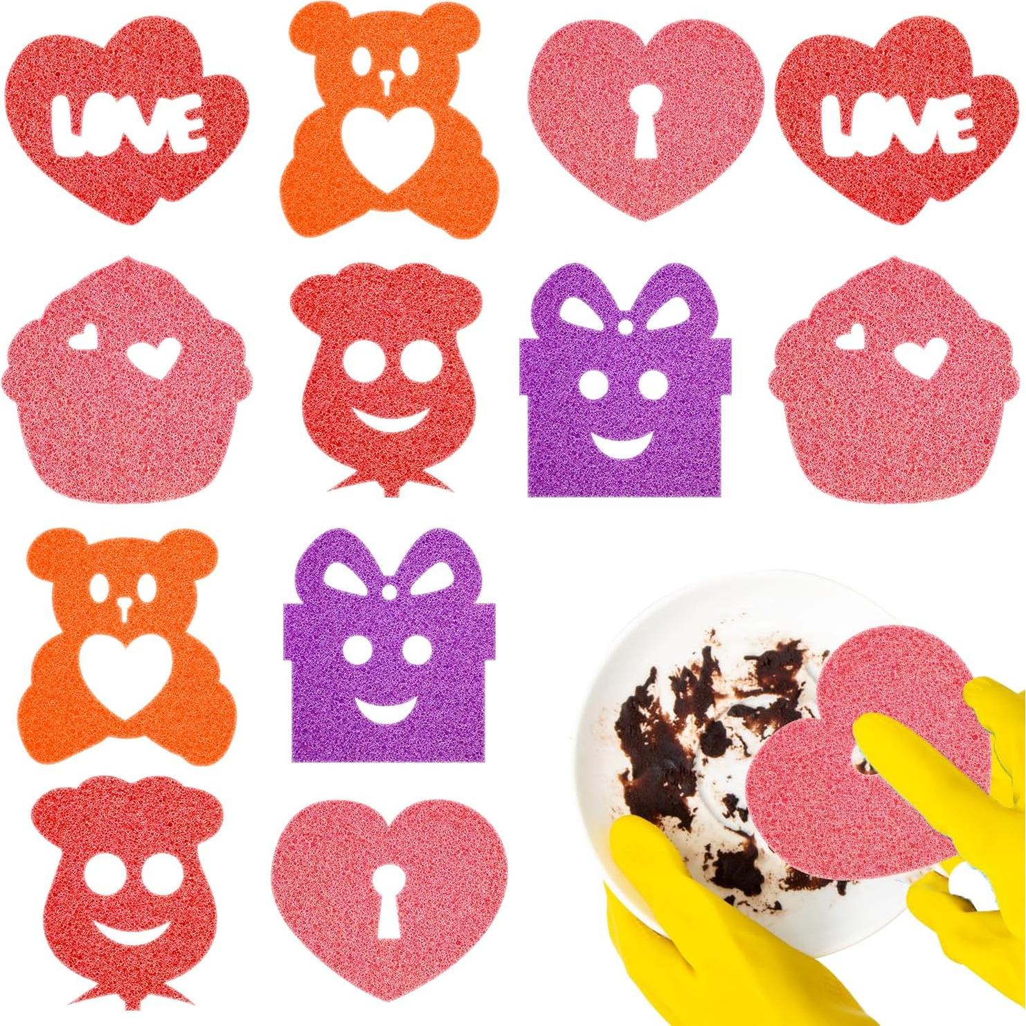 Paquete de 12 Esponjas de Halloween TBKETR para Limpieza