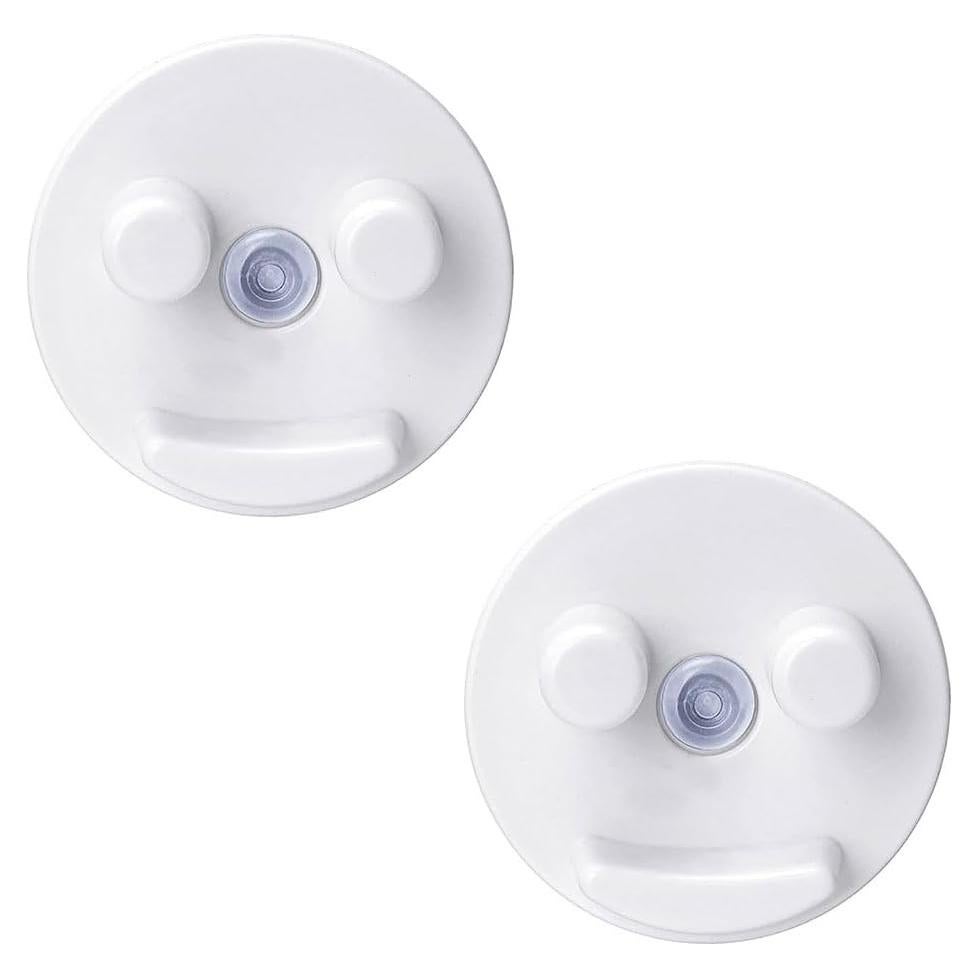 Soporte de Esponja Sufune 2 Pack con Ventosa - Blanco