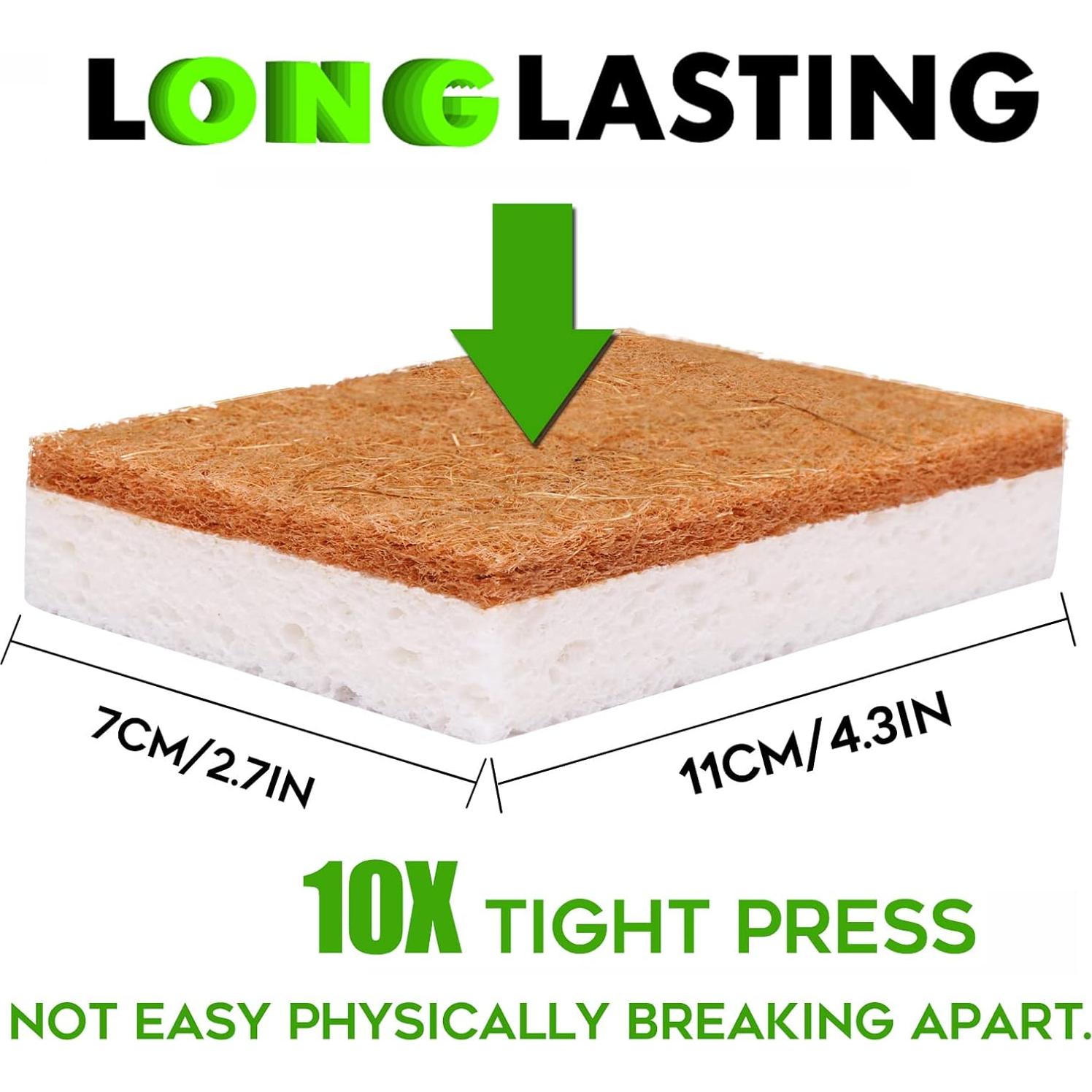 Esponjas de Cocina Ecológicas PANYEE - 12 Unidades Biodegradables