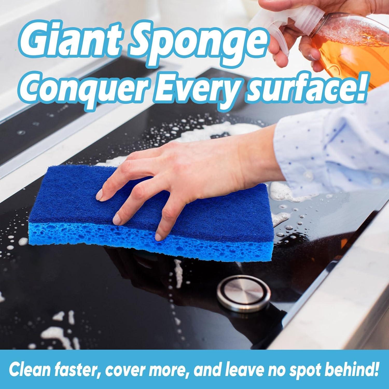 Esponjas de Fregar AIDEA XL 6 Unidades Sin Rayar 209g