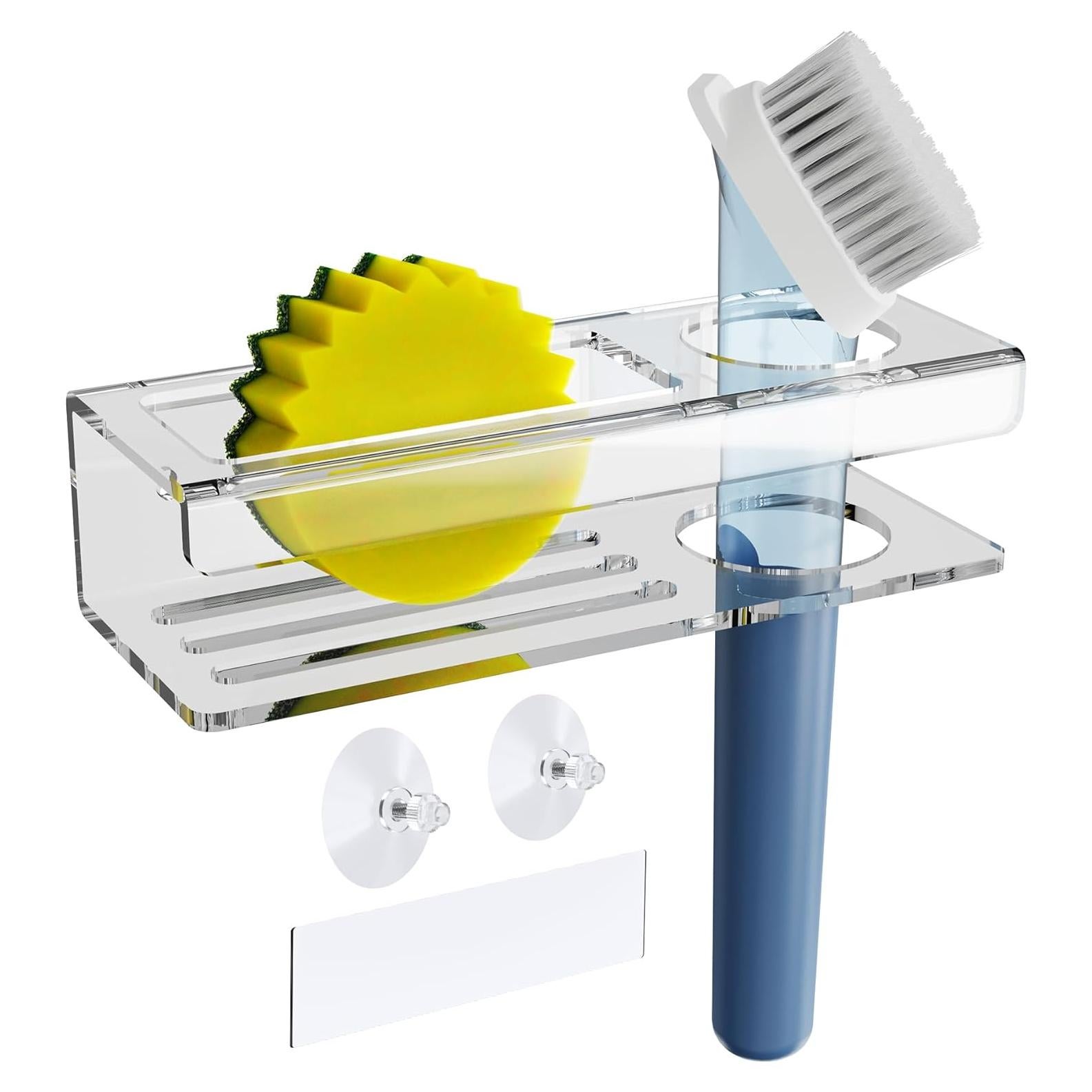 Soporte de Esponja de Acrílico NiHome para Fregadero de Cocina