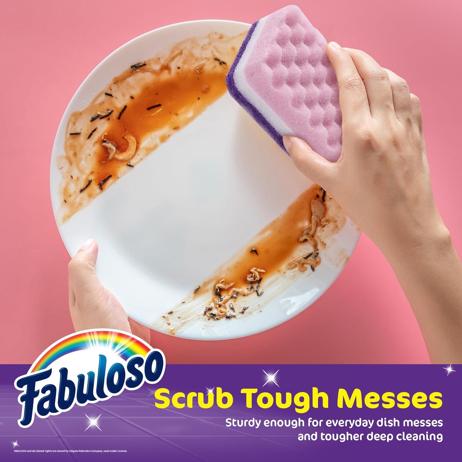 Esponjas Fabuloso Moradas Sin Rayones - Paquete de 6