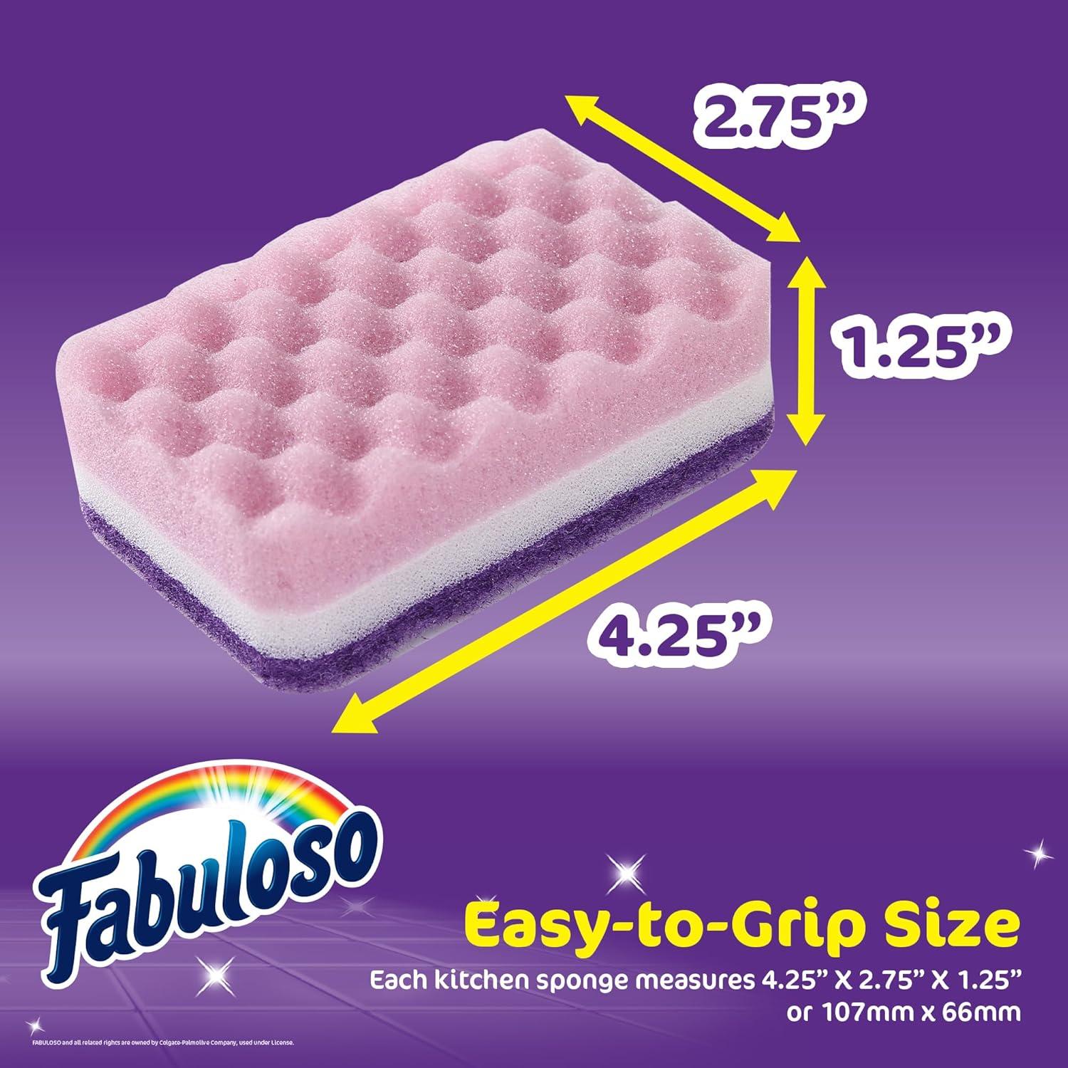 Esponjas Fabuloso Moradas Sin Rayones - Paquete de 6