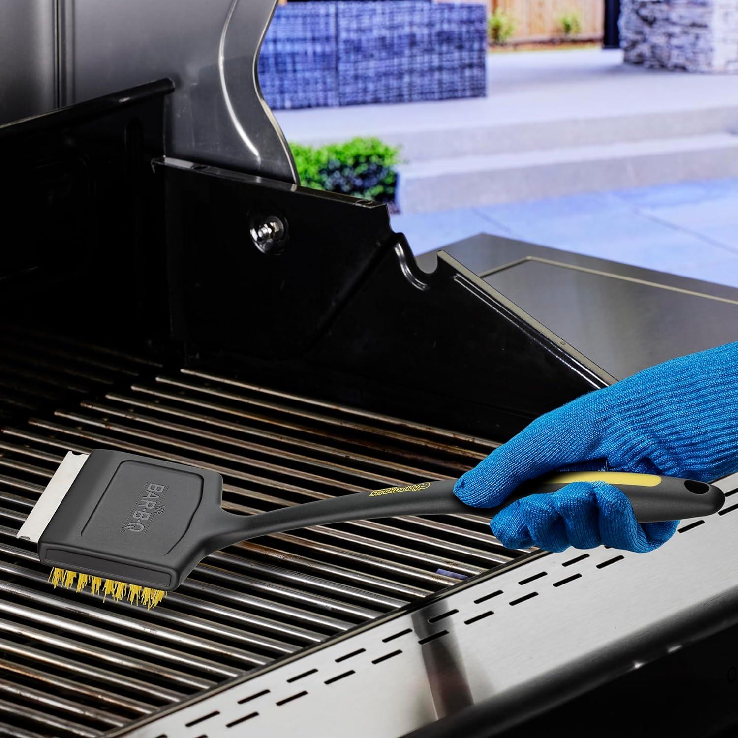 Cepillo de Parrilla Mr. Bar-B-Q 60404SDZ Nylon Ecológico