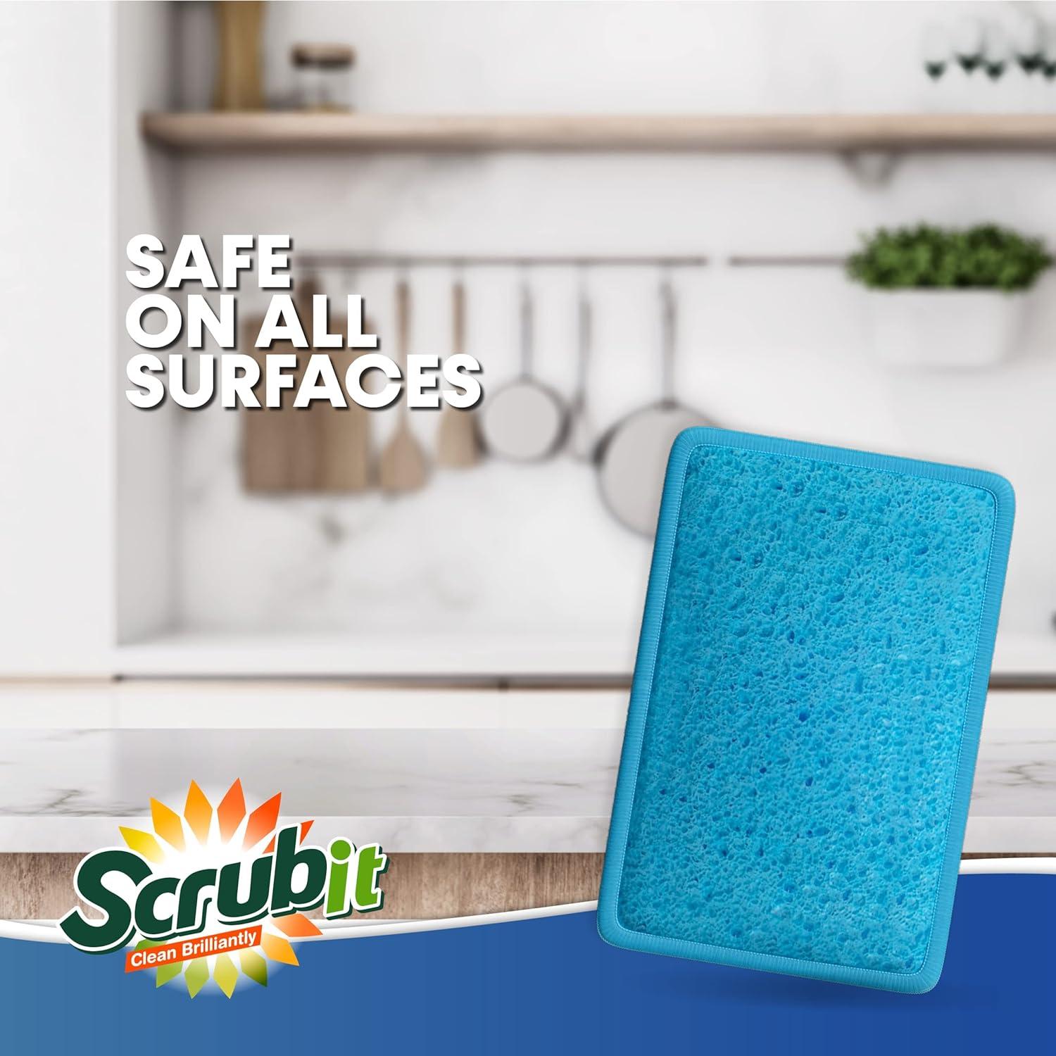 SCRUBIT - 12 Almohadillas de Limpieza Reutilizables para Cocina