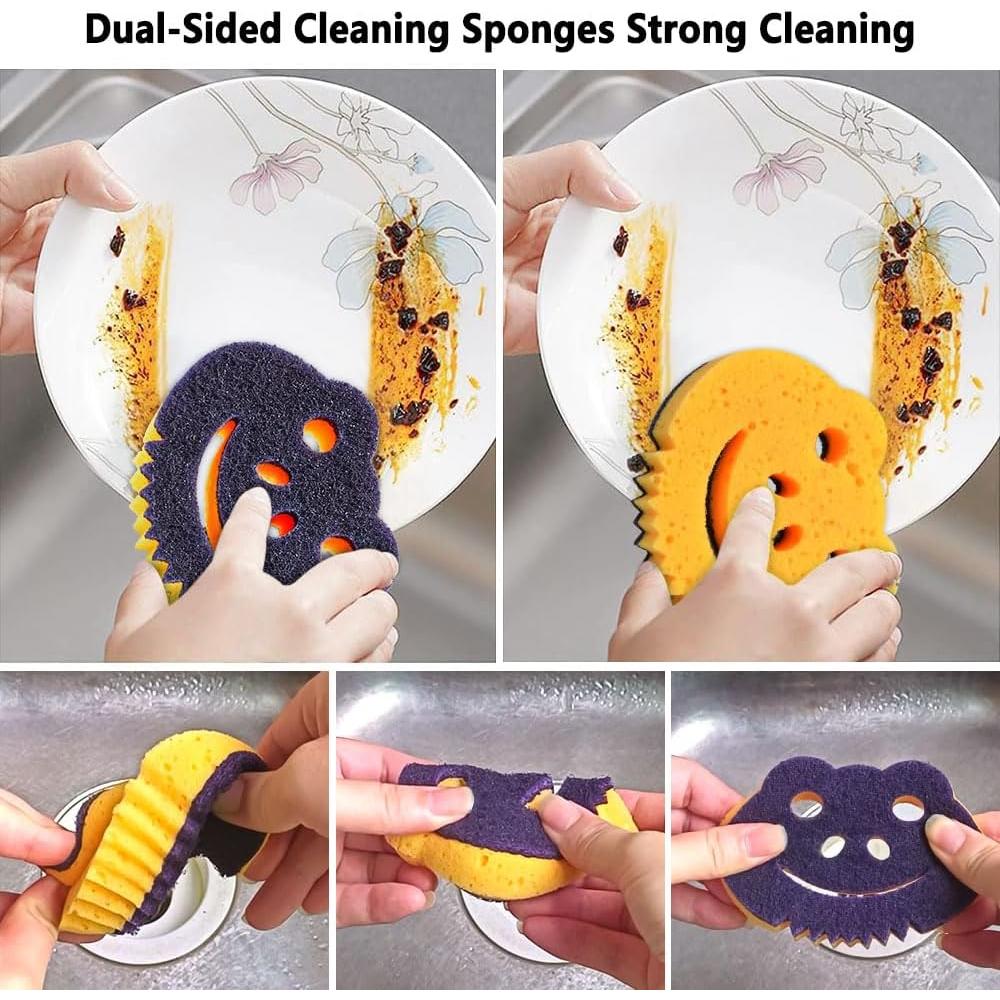Esponjas de Limpieza Multifuncionales SmilePowo 12 Piezas