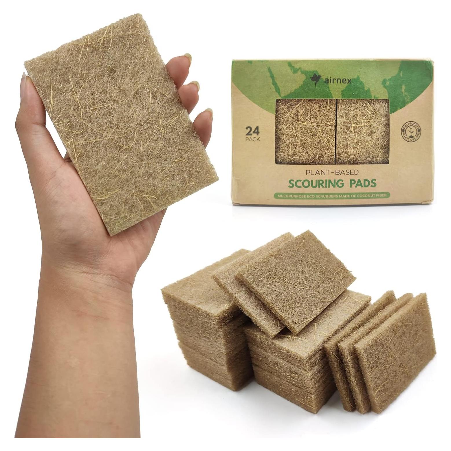 Esponjas de Cocina AIRNEX 24 Unidades Coco Ecológicas No Rayan
