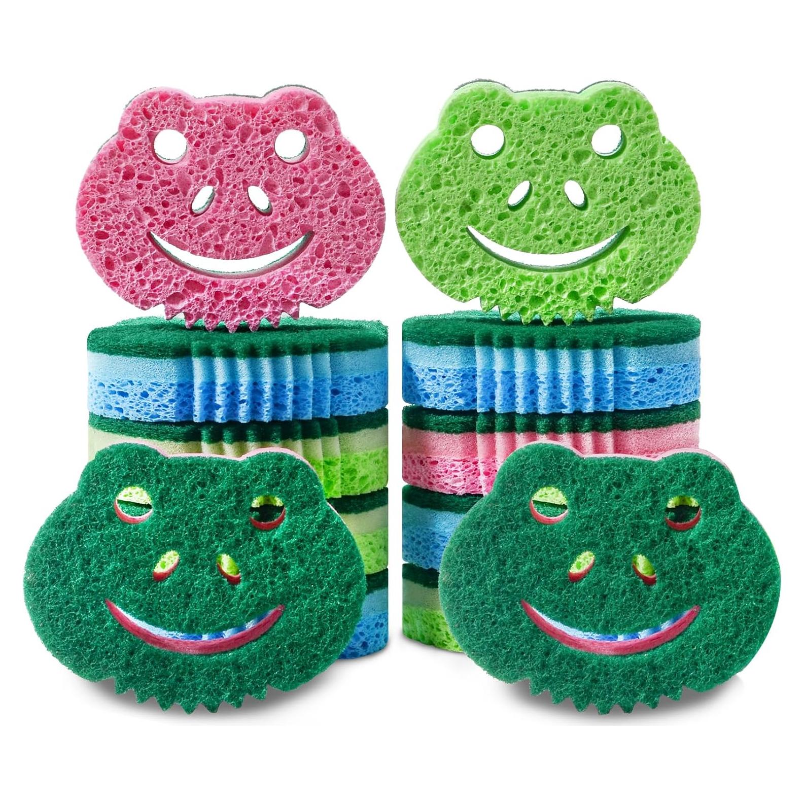 Esponjas de Fregar Doble Cara SmilePowo 12 Paquete Premium