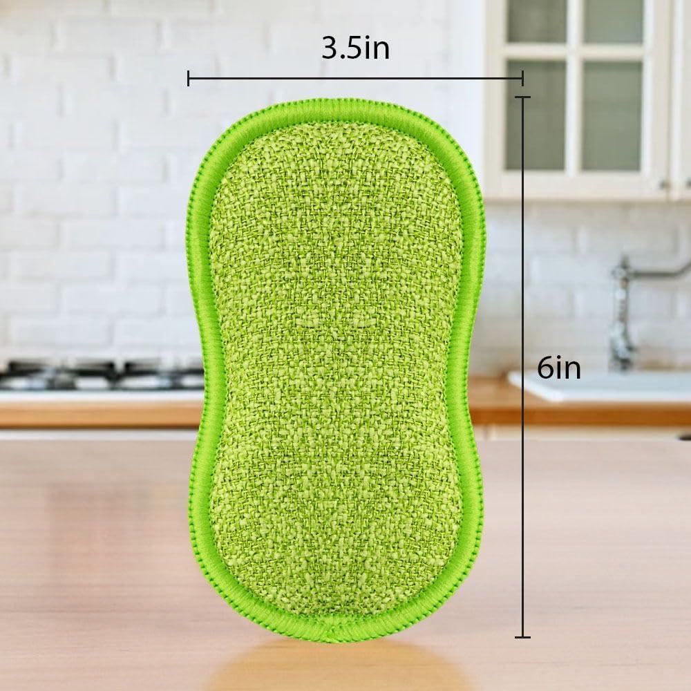 Paquete de 12 Esponjas de Limpieza Multiusos SmilePowo 220g