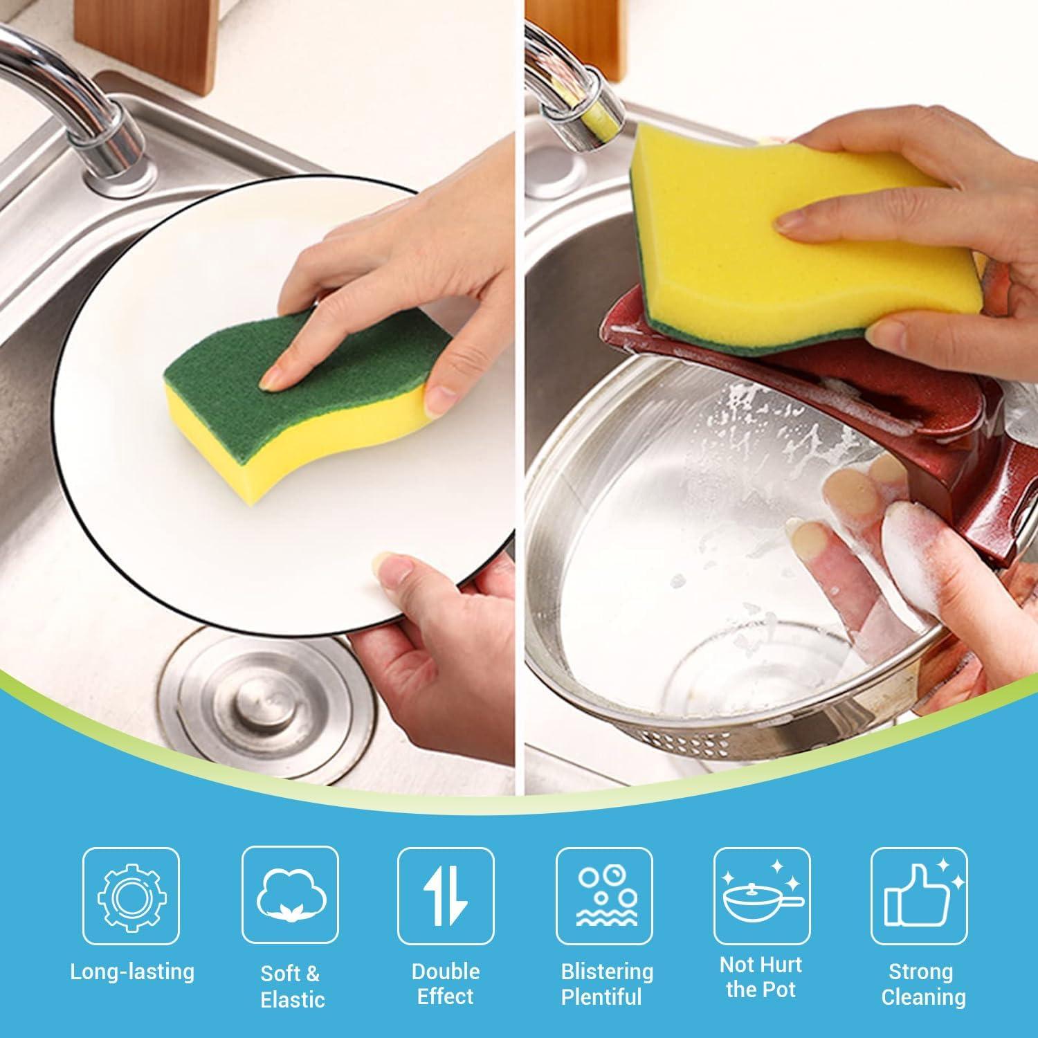 Esponjas de Limpieza Pesada AIDEA - Paquete de 50 Unidades