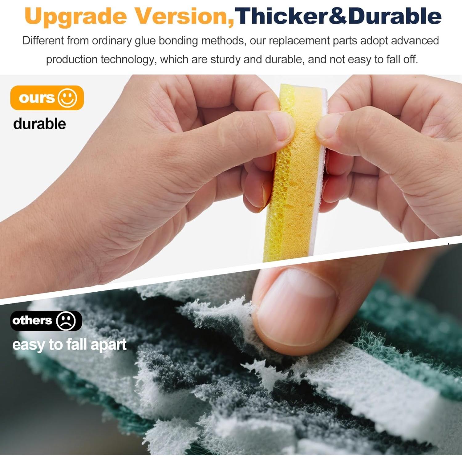 Cabezas de recarga Runhike para Dish Daddy y Scrub Daddy - 8 unidades